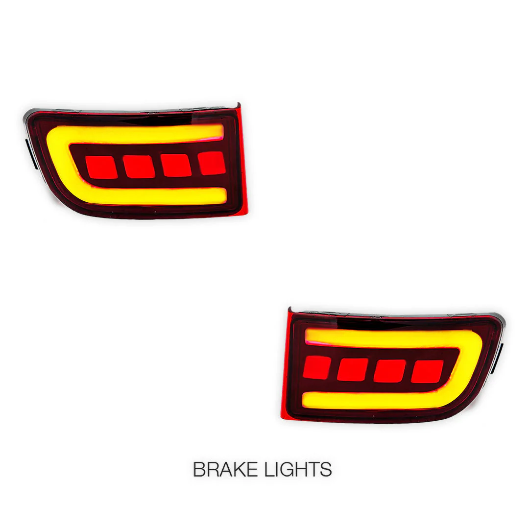 Toyota Prado 120 Series All Models (2002 - 2009) Sequential LED Brake Signal Rear Bumper Lights LH + RH - Image 3