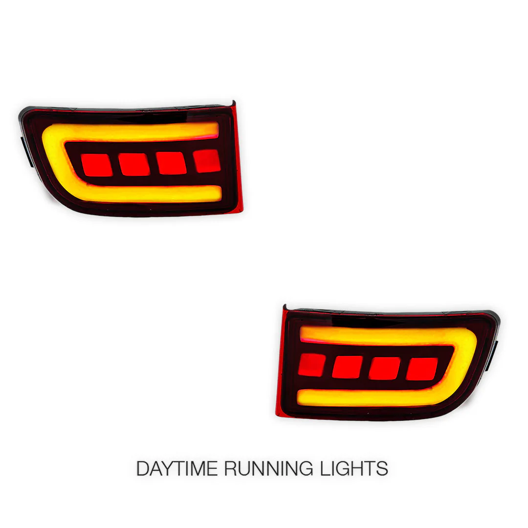Toyota Prado 120 Series All Models (2002 - 2009) Sequential LED Brake Signal Rear Bumper Lights LH + RH - Image 4