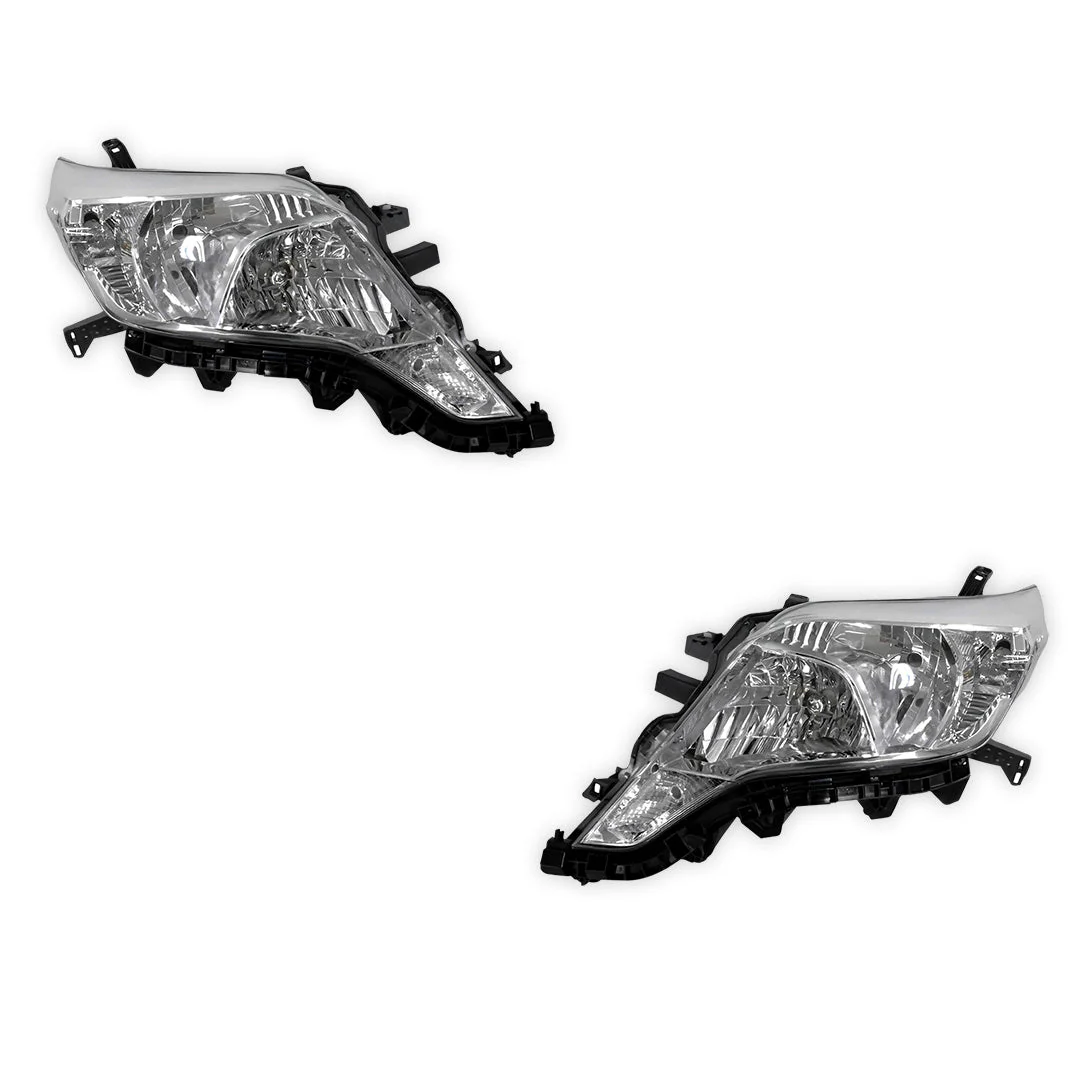 Toyota Prado 150 Series 2 All Models (2013 - 2017) Halogen OEM Style Headlights LH + RH - Image 2