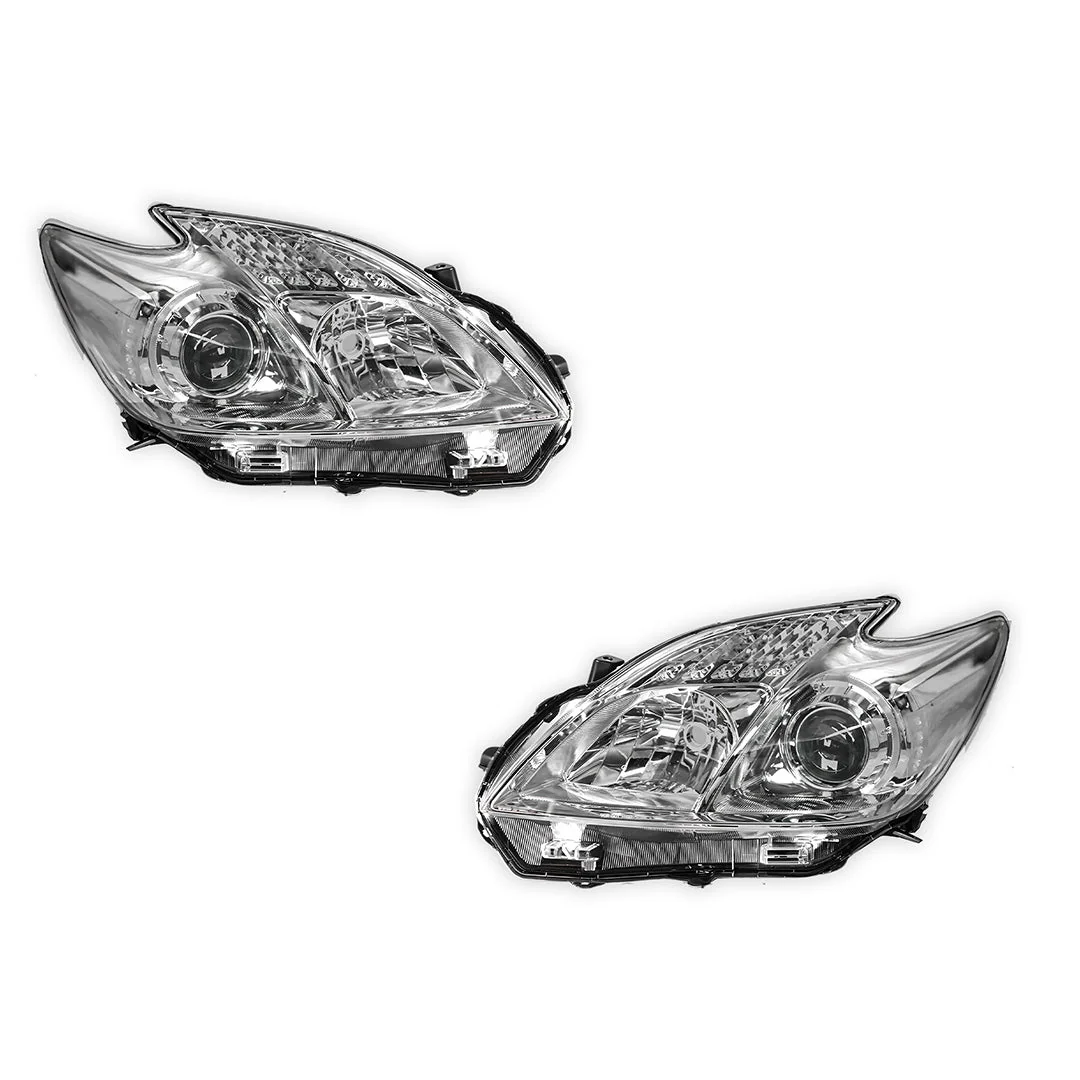 Toyota Prius XW30 / ZVW30 (2011 - 2016) 1RP Headlights LH + RH - Image 2