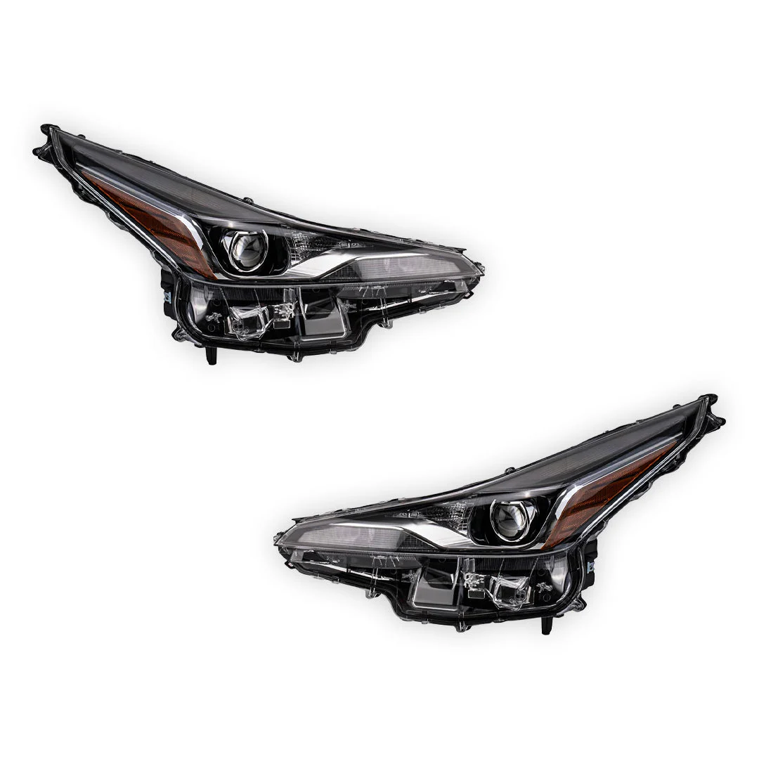 Toyota Prius XW50 (2018 - 2020) Headlights with LED DRL LH + RH - Image 2