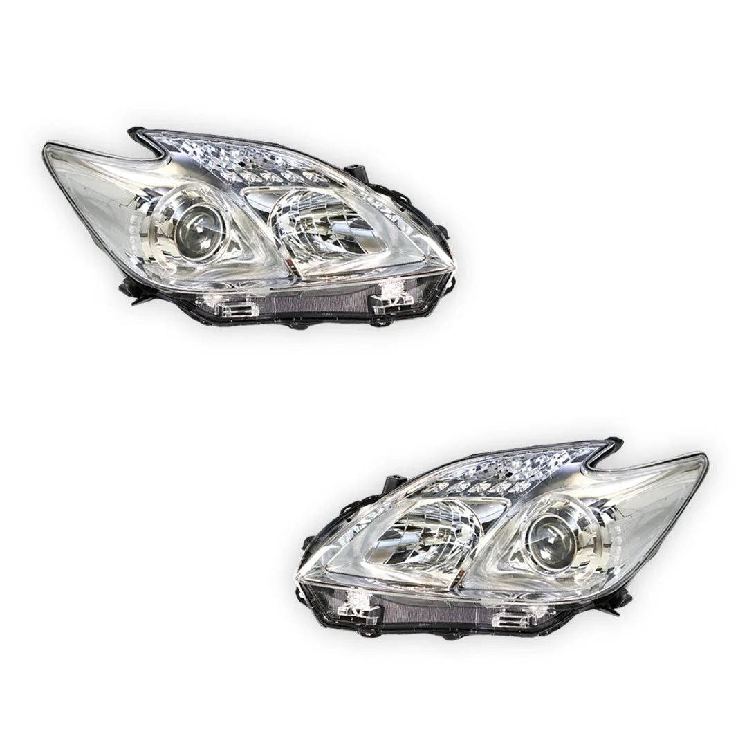 Toyota Prius ZVW30 (2011 - 2015) OEM Style Headlights LH + RH - Image 2