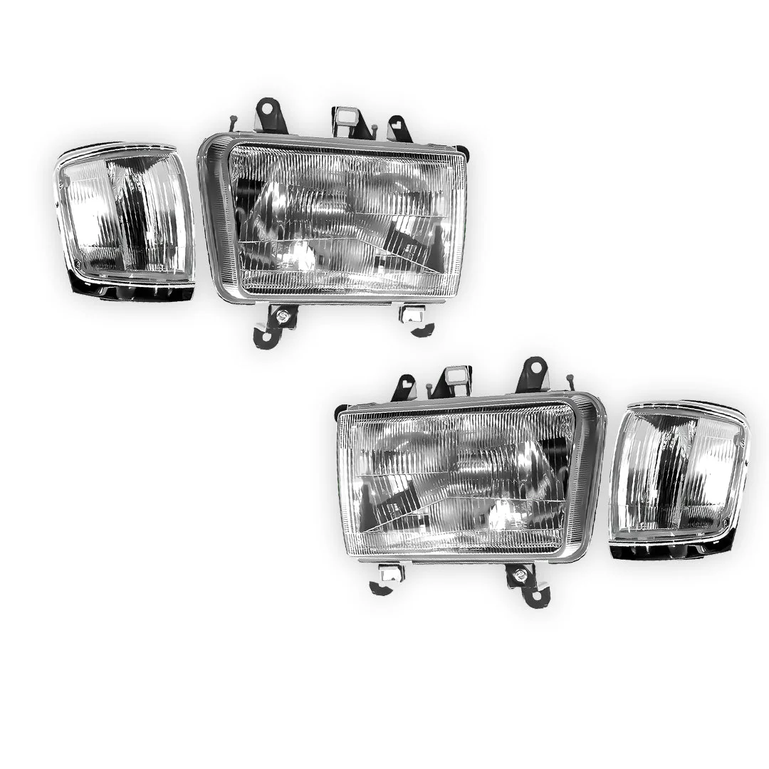 Toyota Surf / 4 Runner N130 (1991 - 1997) Halogen Headlights LH + RH - Image 2