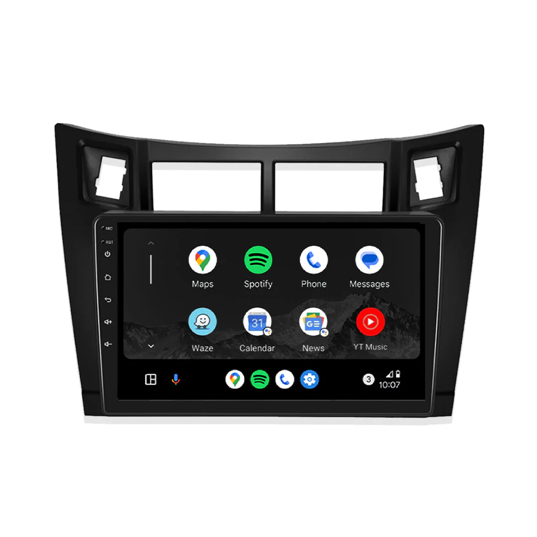Toyota Yaris XP90 (2005 - 2012) 9" 13.3" Wireless Android 15 Head Unit for Apple CarPlay / Android Auto - Image 2