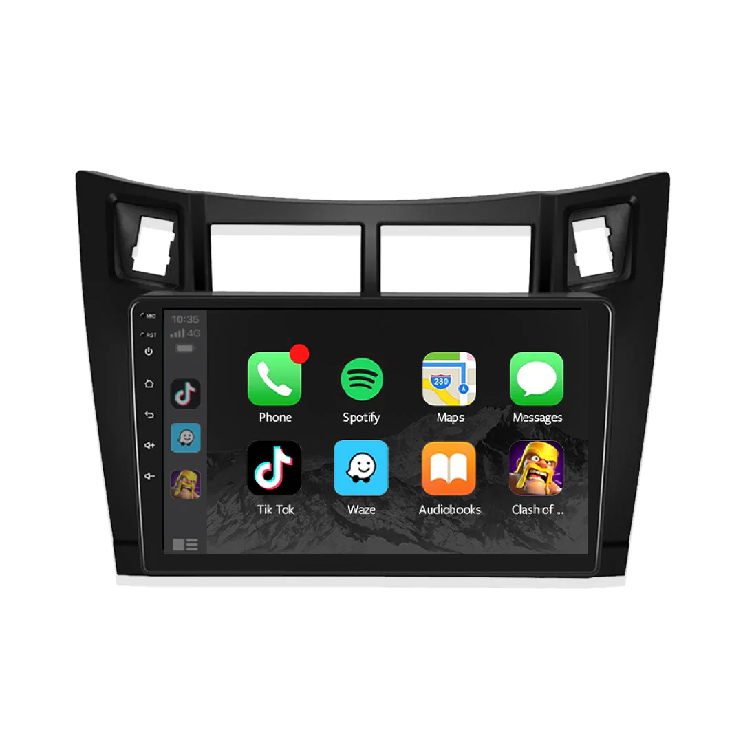 Toyota Yaris XP90 (2005 - 2012) 9" 13.3" Wireless Android 15 Head Unit for Apple CarPlay / Android Auto - Image 3