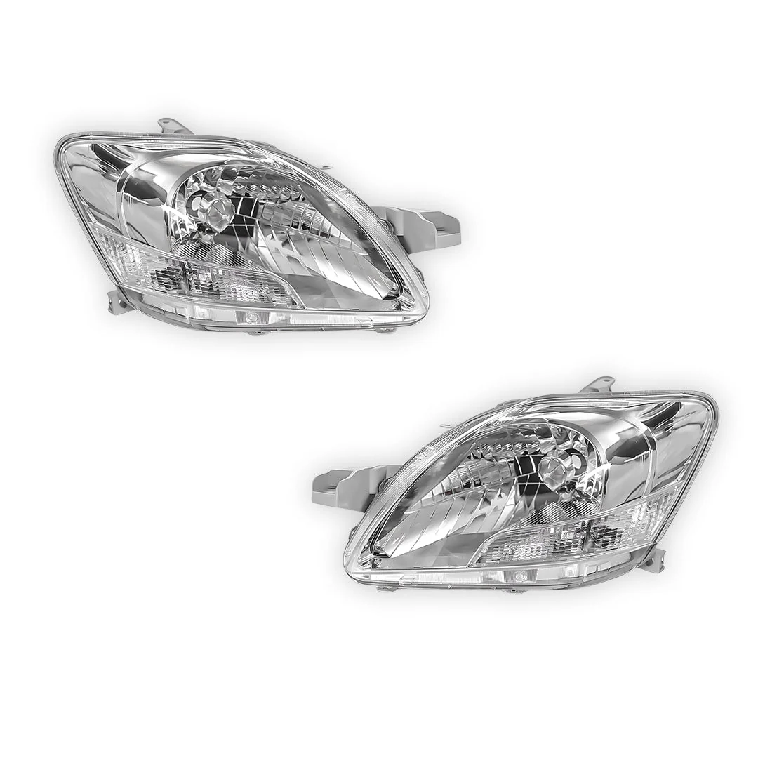 Toyota Yaris XP90 / XP130 (2006 - 2016) Headlights LH + RH - Image 2