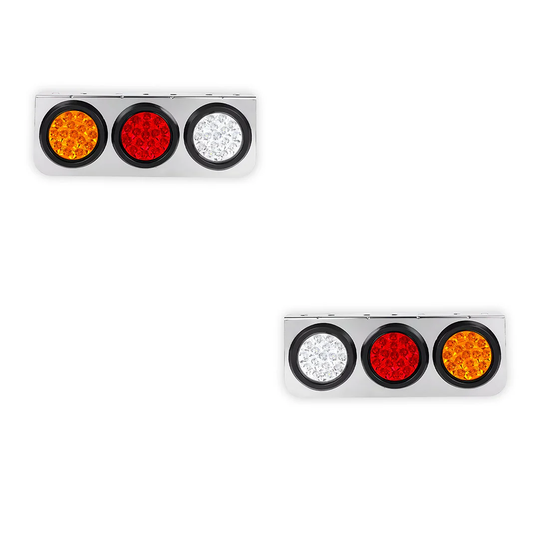 Universal 3-LED Combination Tail Lights  for Utes / Trucks / Trailers LH + RH - Image 5