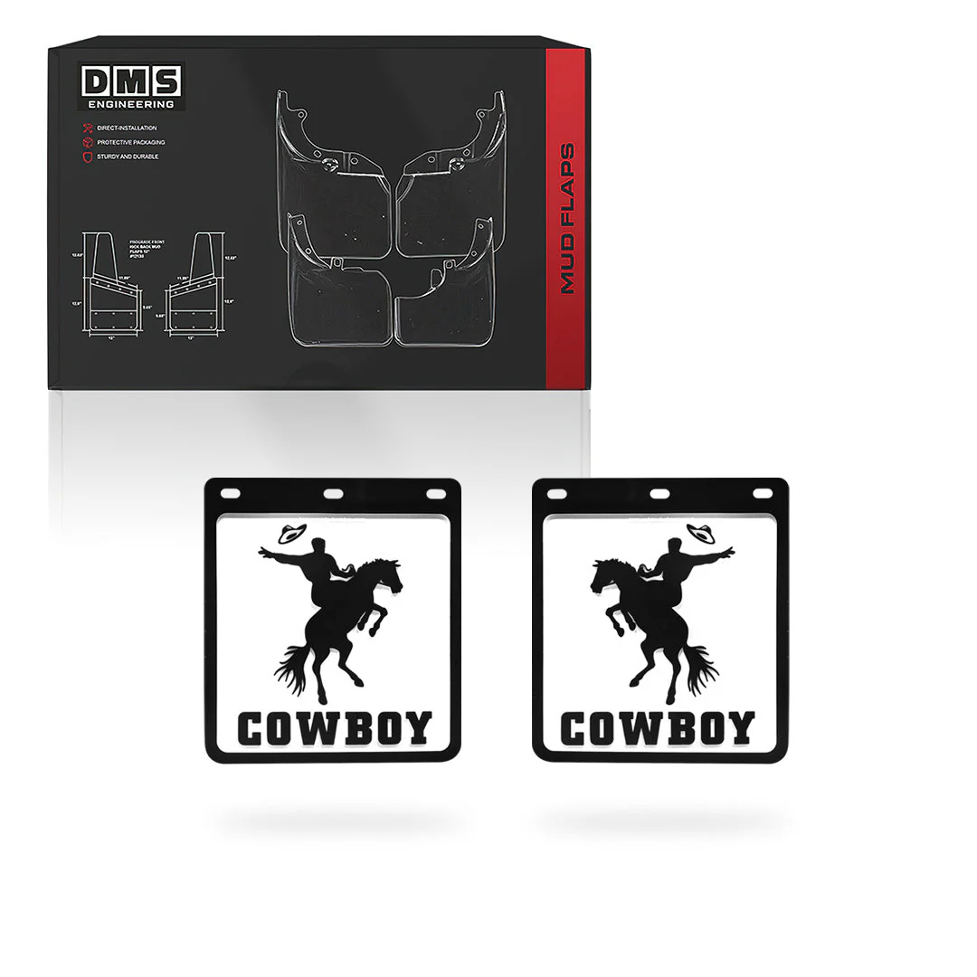 Universal Heavy Duty 4WD Ute & Trailer Cowboy Mud Flaps - Image 2