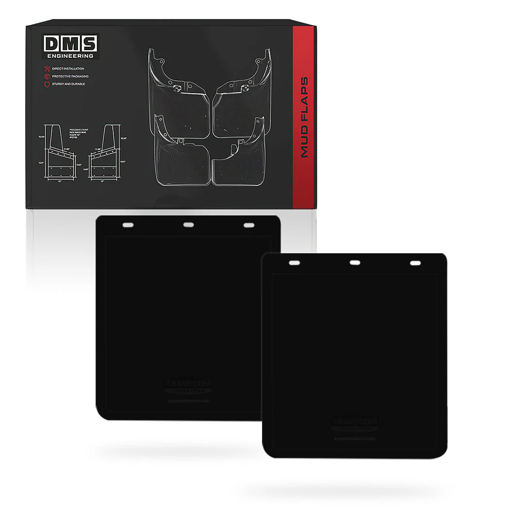 Universal Heavy Duty Trailer & Ute Black Mud Flaps - Image 3