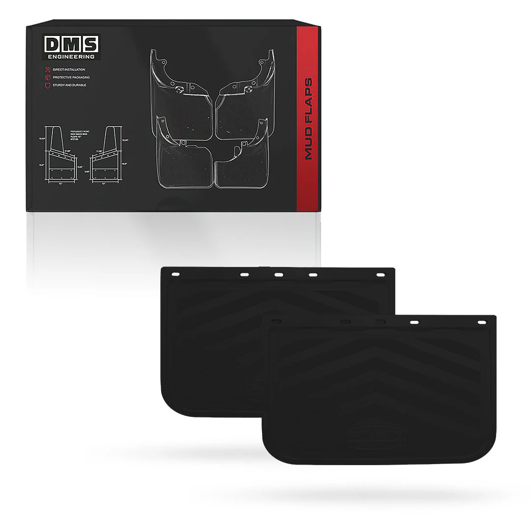 Universal Heavy Duty Truck Black Mud Flaps - Image 3