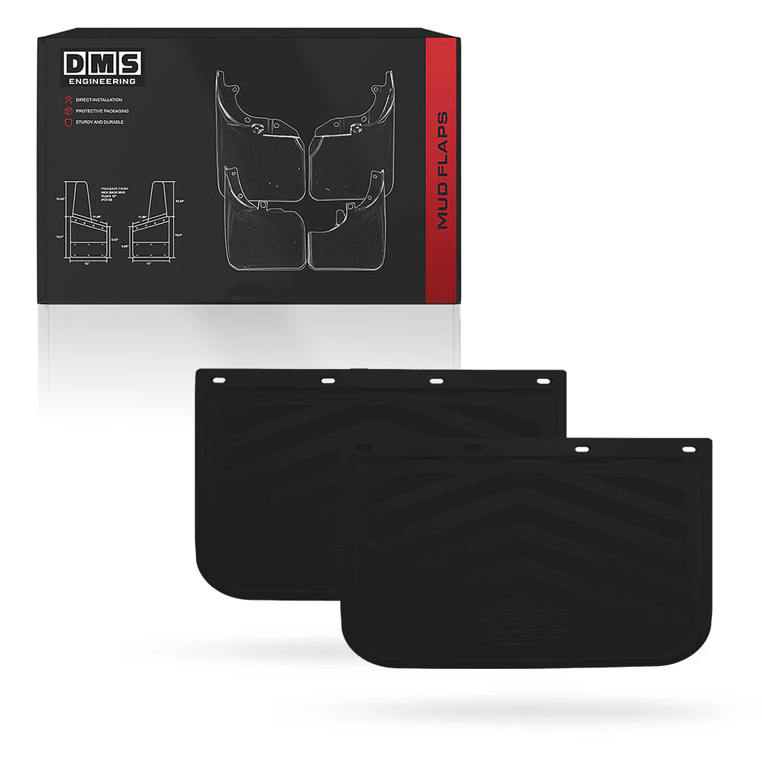 Universal Heavy Duty Truck Black Mud Flaps - Image 4