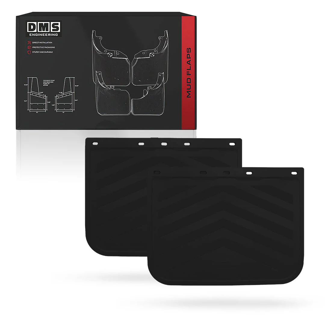 Universal Heavy Duty Truck Black Mud Flaps - Image 6