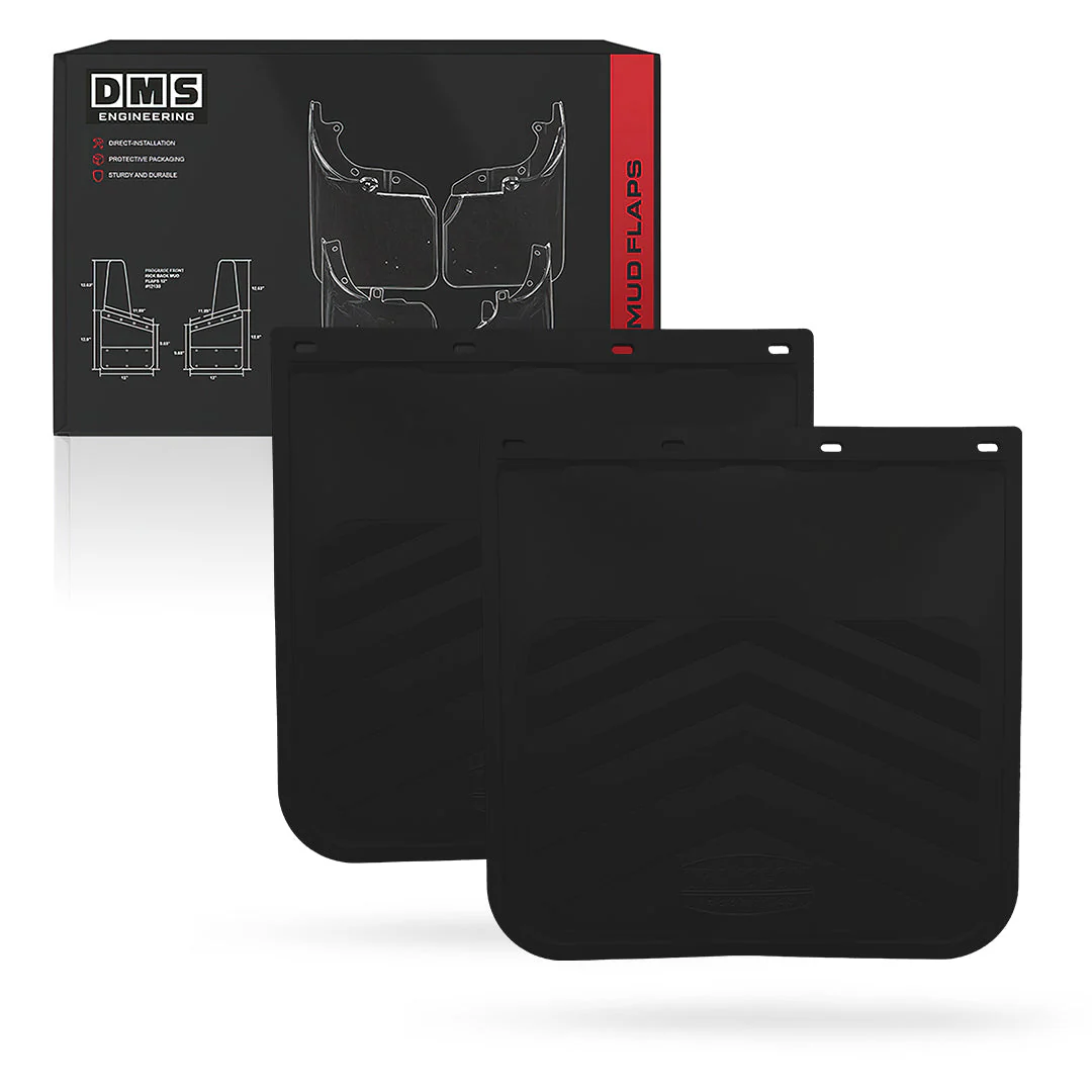 Universal Heavy Duty Truck Black Mud Flaps - Image 7
