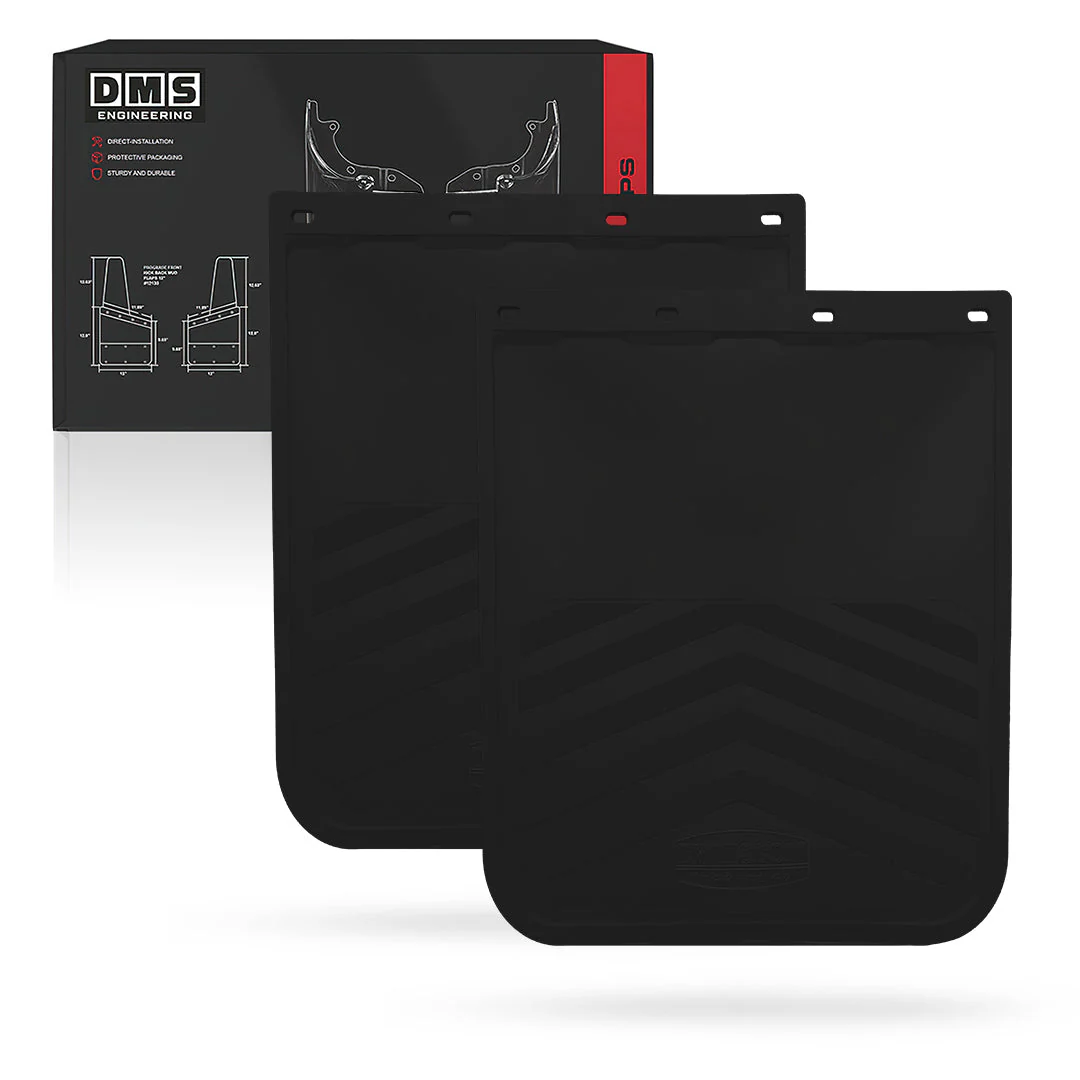 Universal Heavy Duty Truck Black Mud Flaps - Image 8