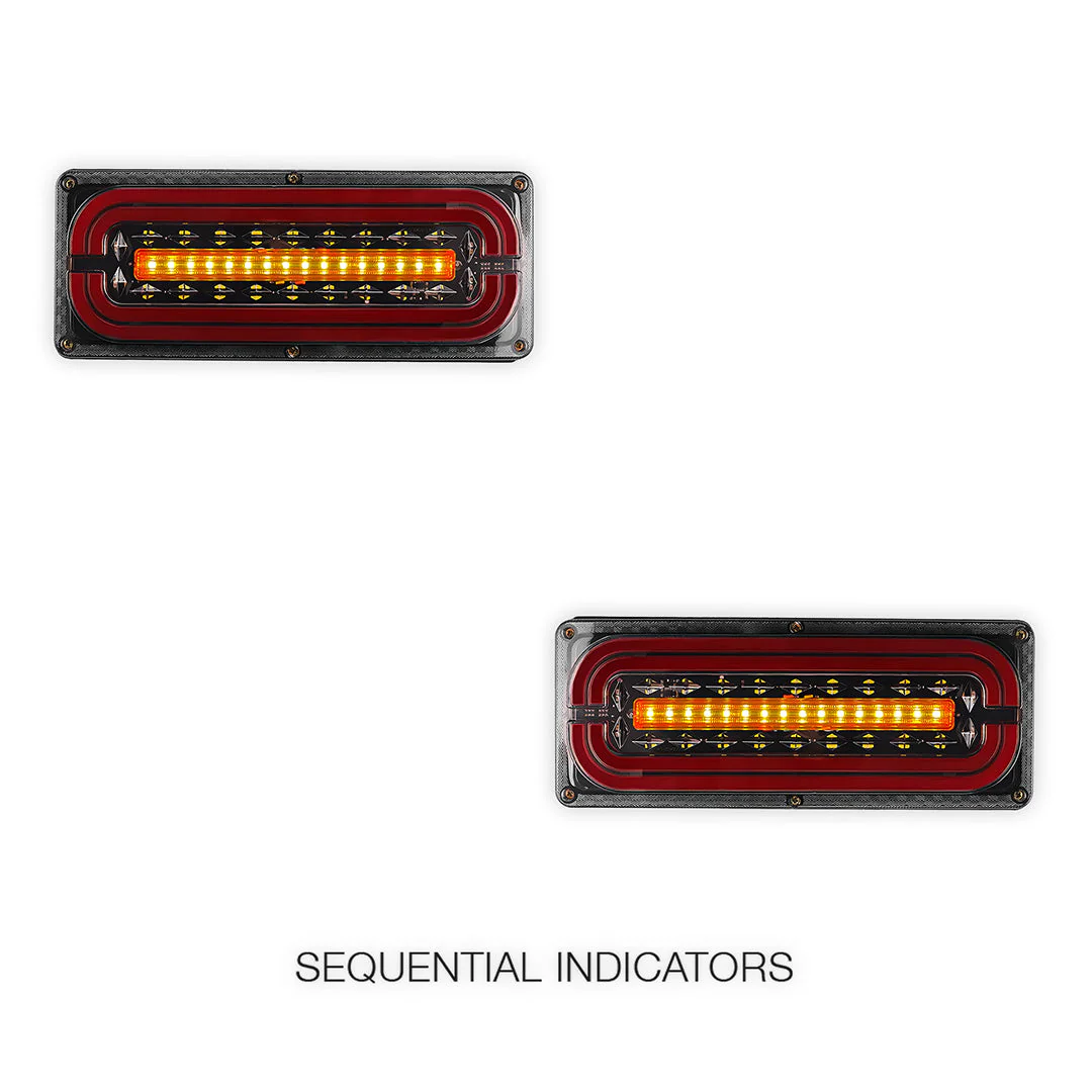 Universal Sequential LED Tail Lights for Utes / Trucks / Trailers / Caravans LH + RH - Image 3