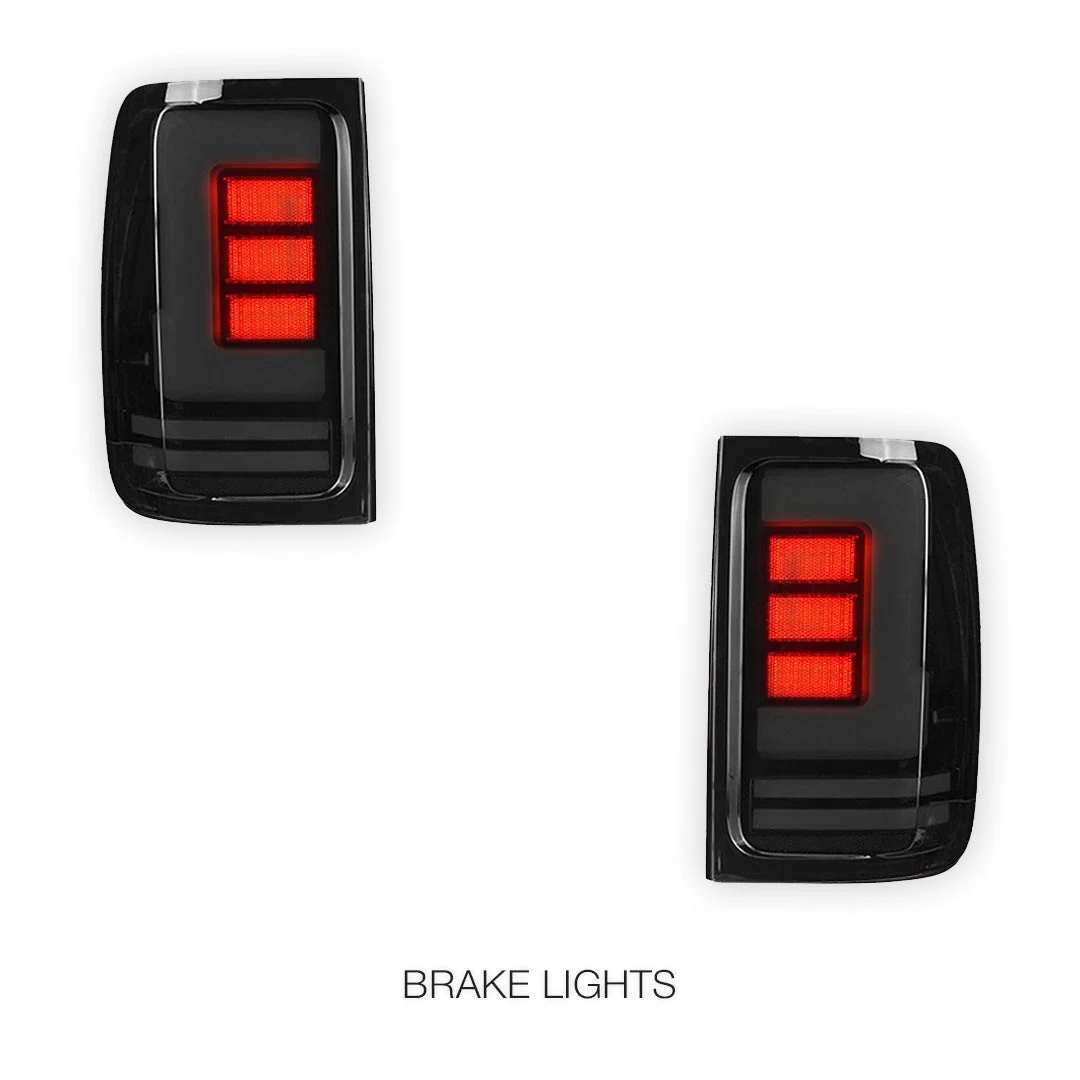 Volkswagen Amarok 2H (2011 - 2022) Sequential Smoked LED Tail Lights LH + RH - Image 3