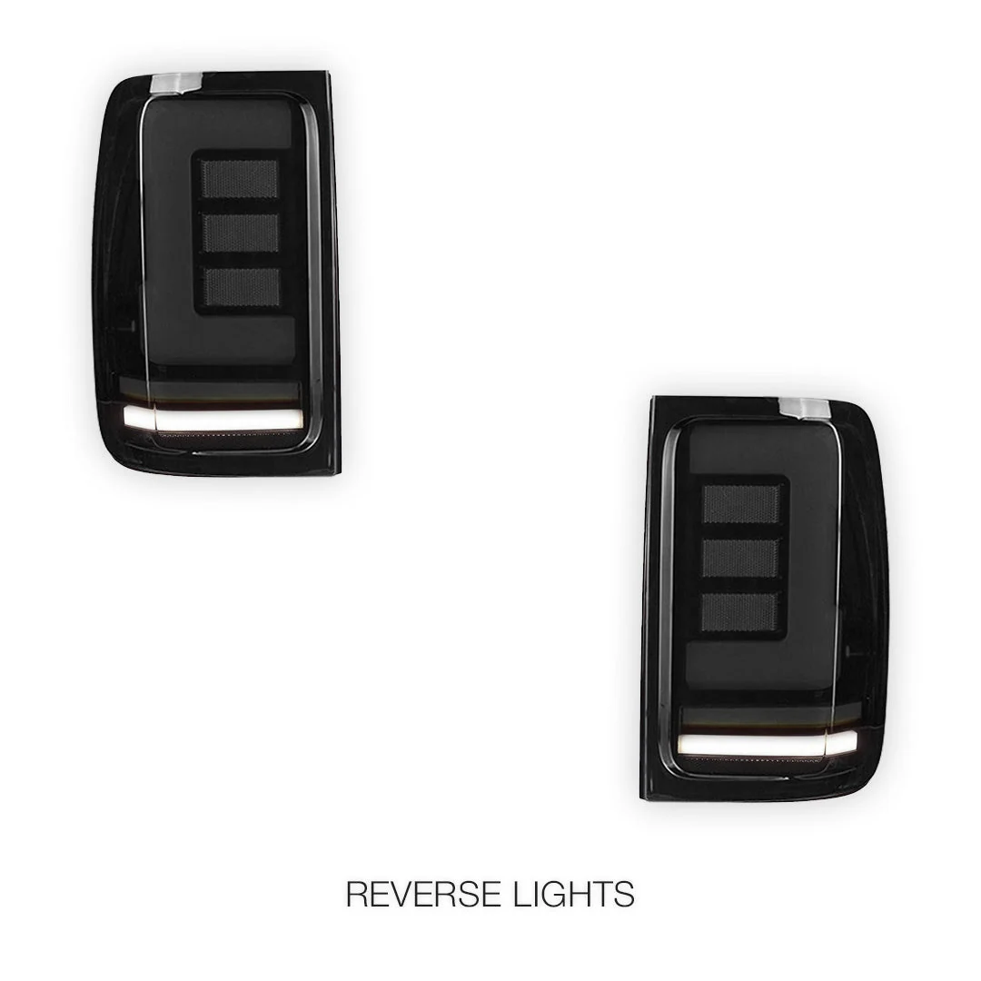 Volkswagen Amarok 2H (2011 - 2022) Sequential Smoked LED Tail Lights LH + RH - Image 4