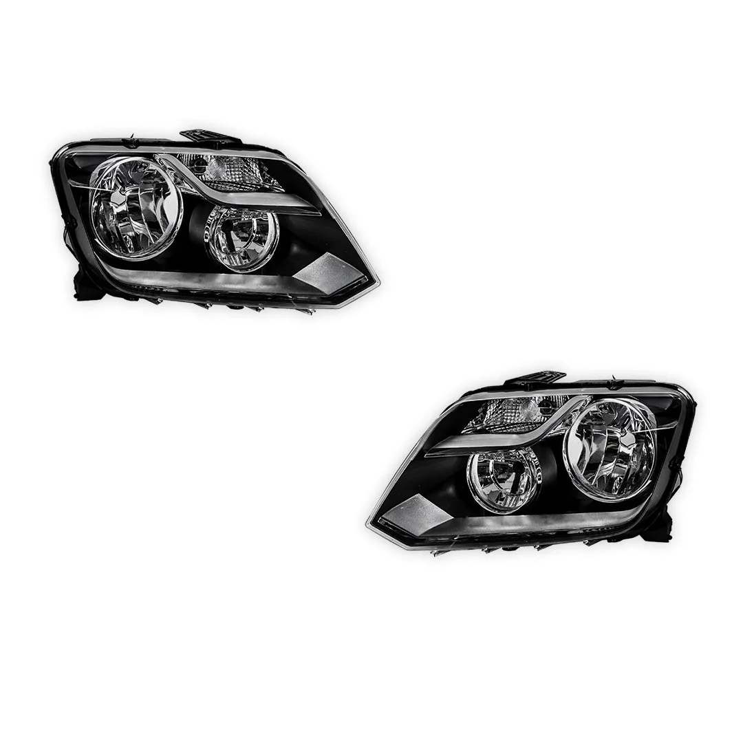 Volkswagen Amarok 2H UTE (2010 - 2022) Headlights LH + RH - Image 2
