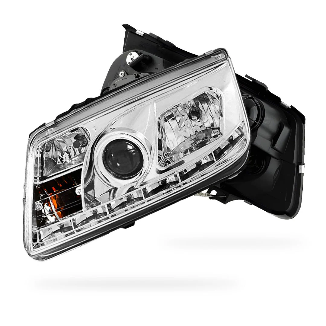 Volkswagen Bora 1J (1998 - 2004) LED DRL Projector Headlights LH + RH - Image 7