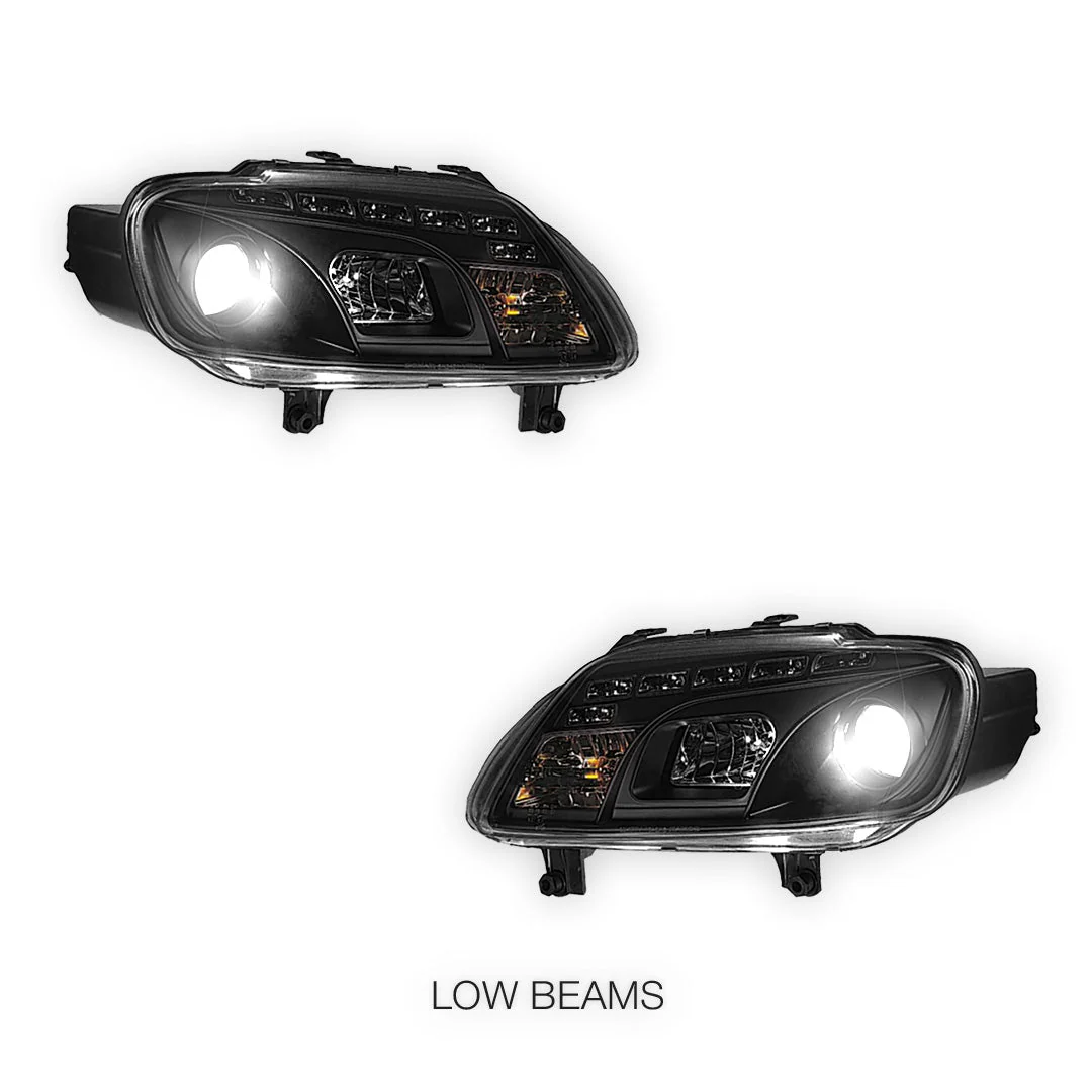 Volkswagen Caddy 2K (2006 - 2010) LED DRL Projector Headlights LH + RH - Image 4