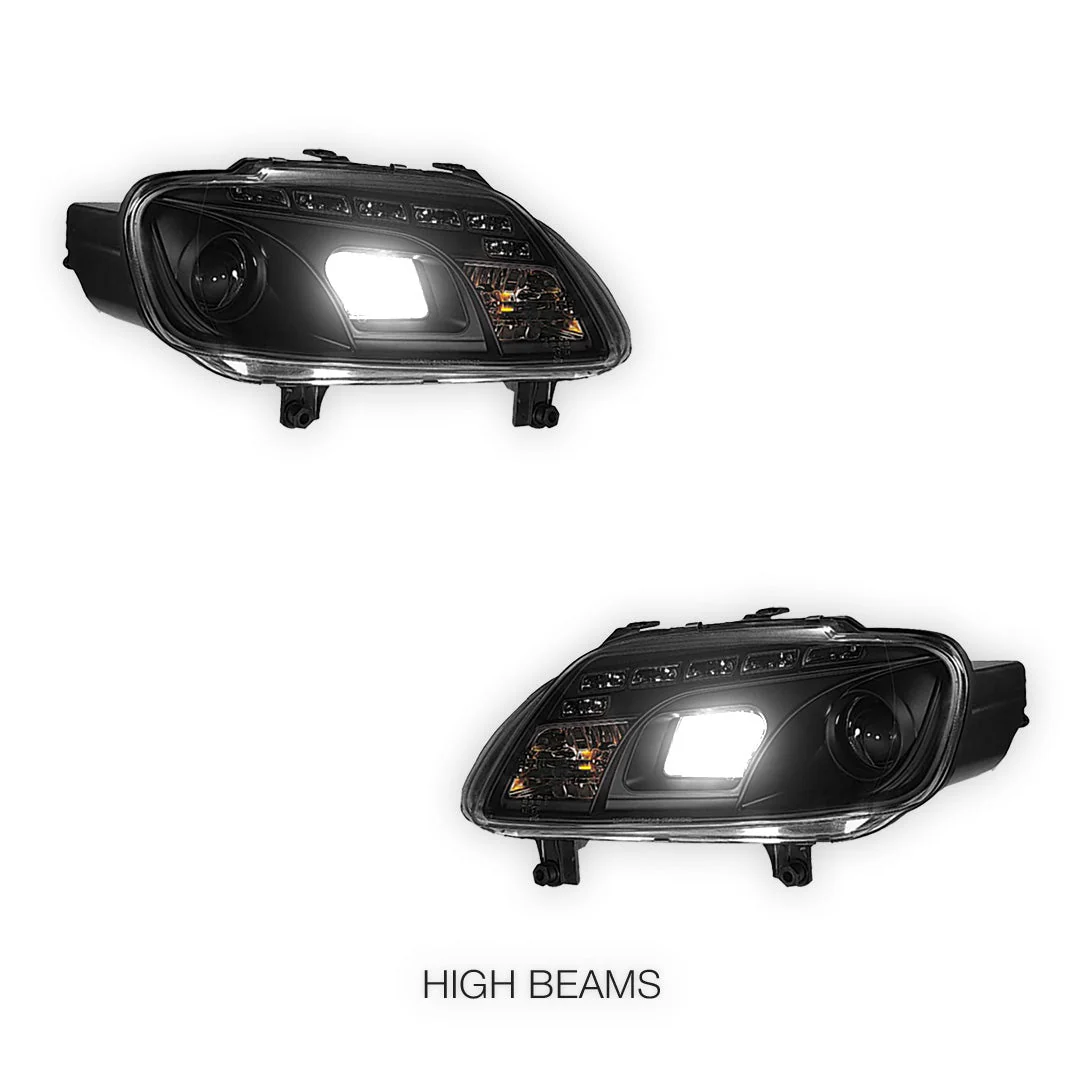 Volkswagen Caddy 2K (2006 - 2010) LED DRL Projector Headlights LH + RH - Image 5