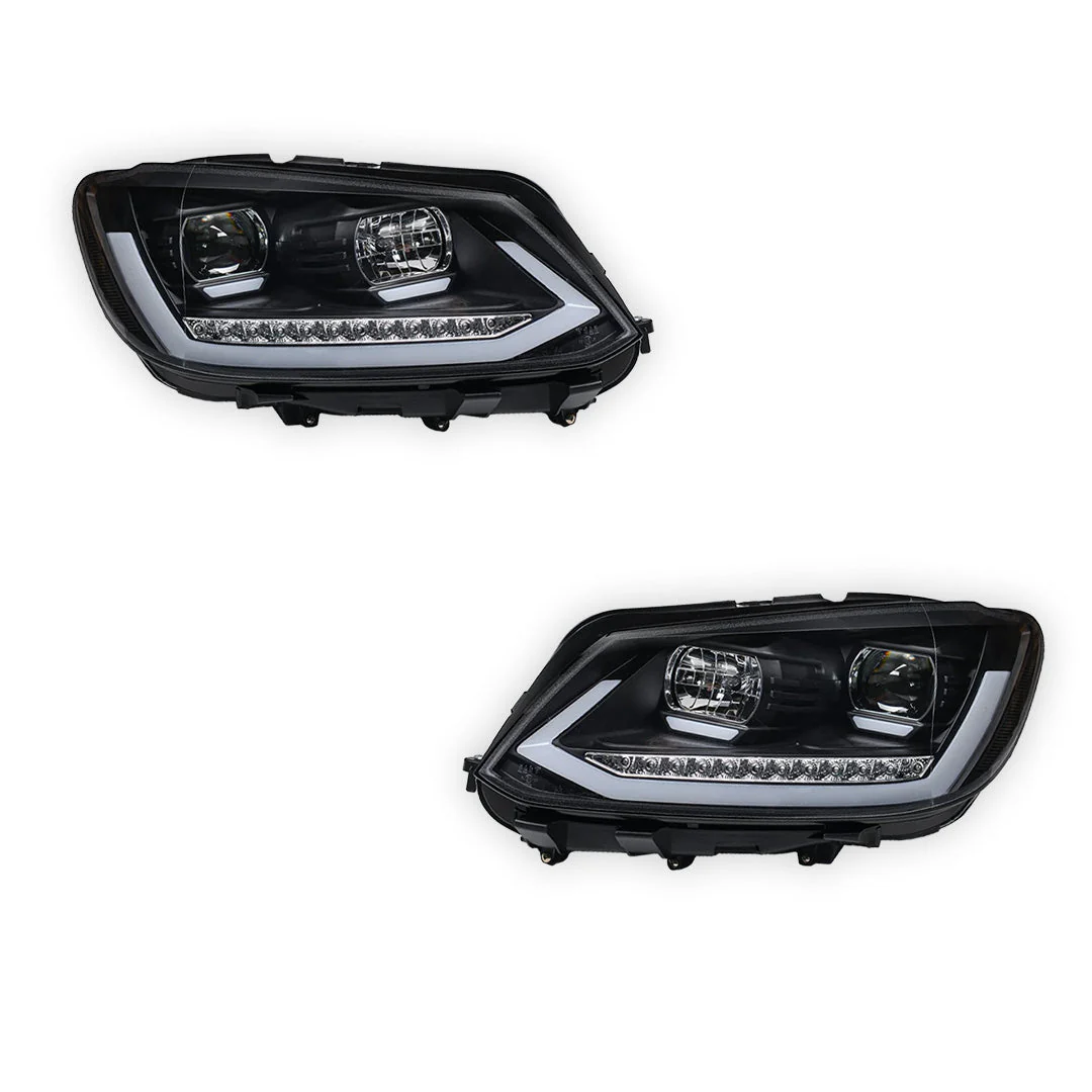 Volkswagen Caddy 2K (2011 - 2015) LED DRL Projector Headlights LH + RH - Image 6