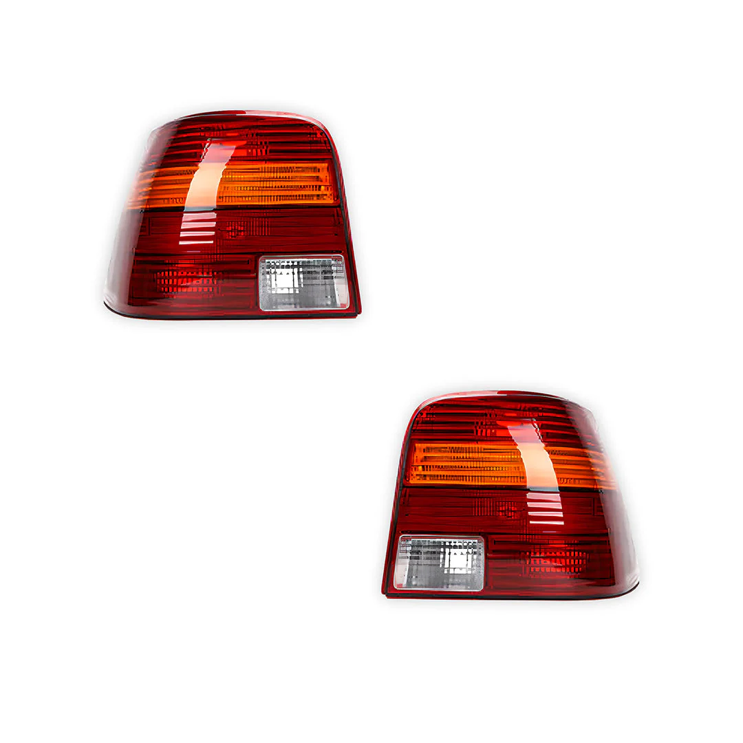 Volkswagen Golf MK4 Hatch (1998 - 2004) Amber OEM Style Tail Lights LH + RH - Image 2