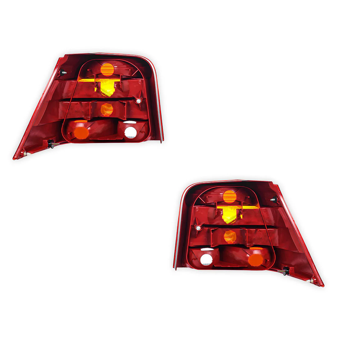 Volkswagen Golf MK4 Hatch (1998 - 2004) Amber OEM Style Tail Lights LH + RH - Image 3