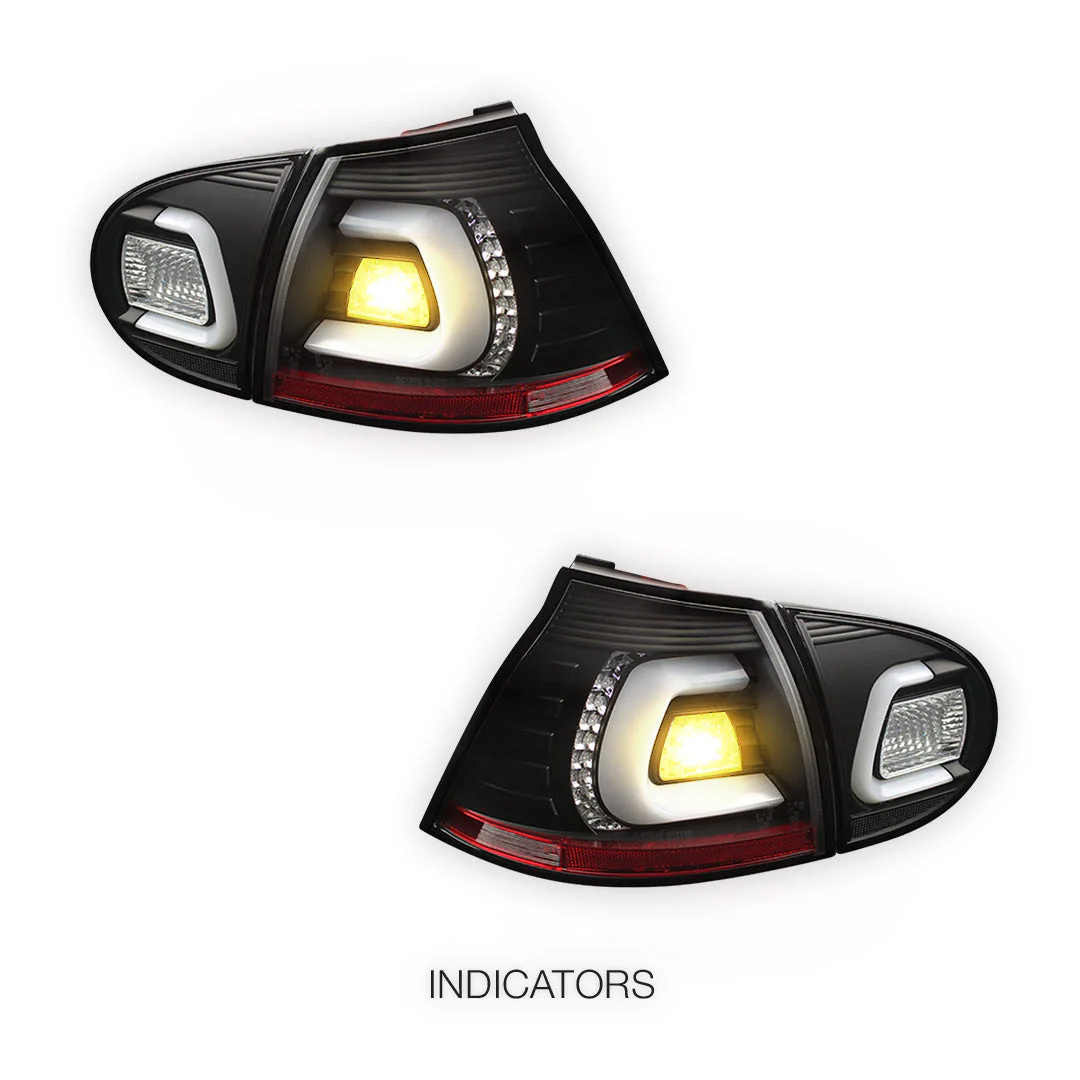 Volkswagen Golf MK5 (2004 - 2009) 3D LED Tail Lights LH + RH - Image 3