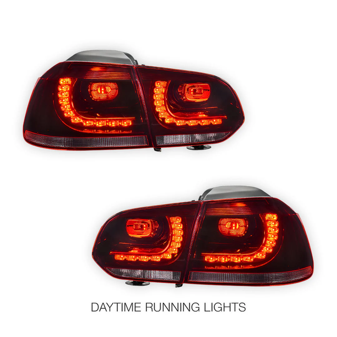 Volkswagen Golf MK6 (2008 - 2013) Update LED Tail Lights LH + RH - Image 2