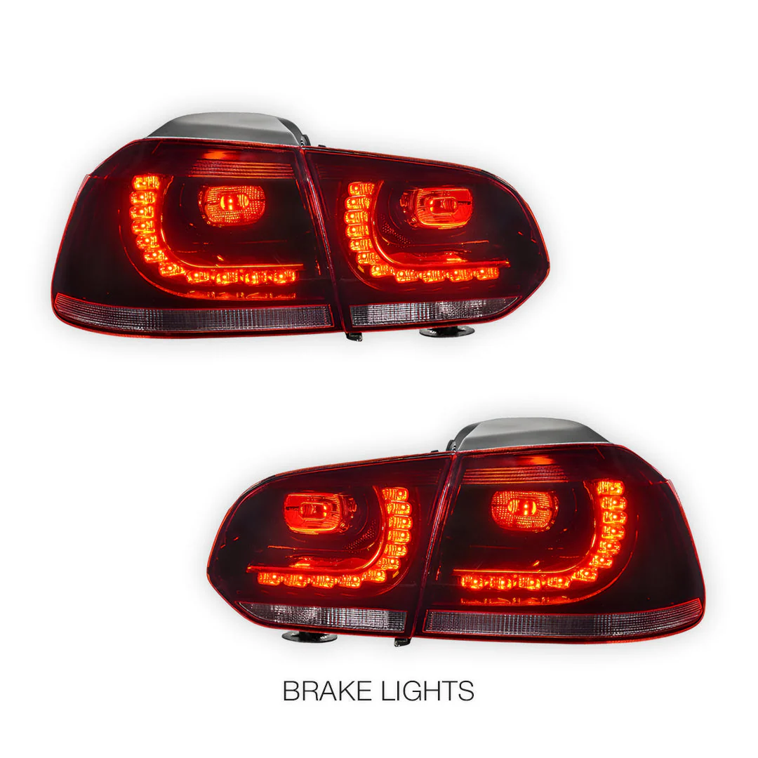 Volkswagen Golf MK6 (2008 - 2013) Update LED Tail Lights LH + RH - Image 3