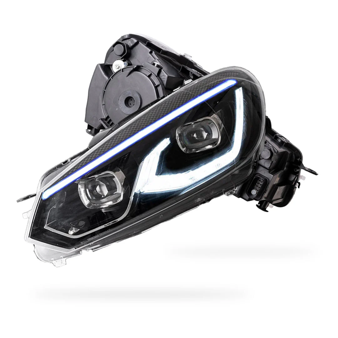 Volkswagen Golf MK6 (2008 - 2013) LED Headlights Halo DRL LH + RH