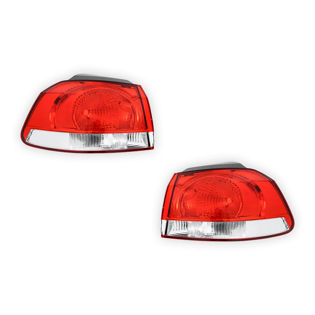 Volkswagen Golf MK6 Hatch (2008 - 2012) Standard OEM Style Tail Lights LH + RH - Image 2
