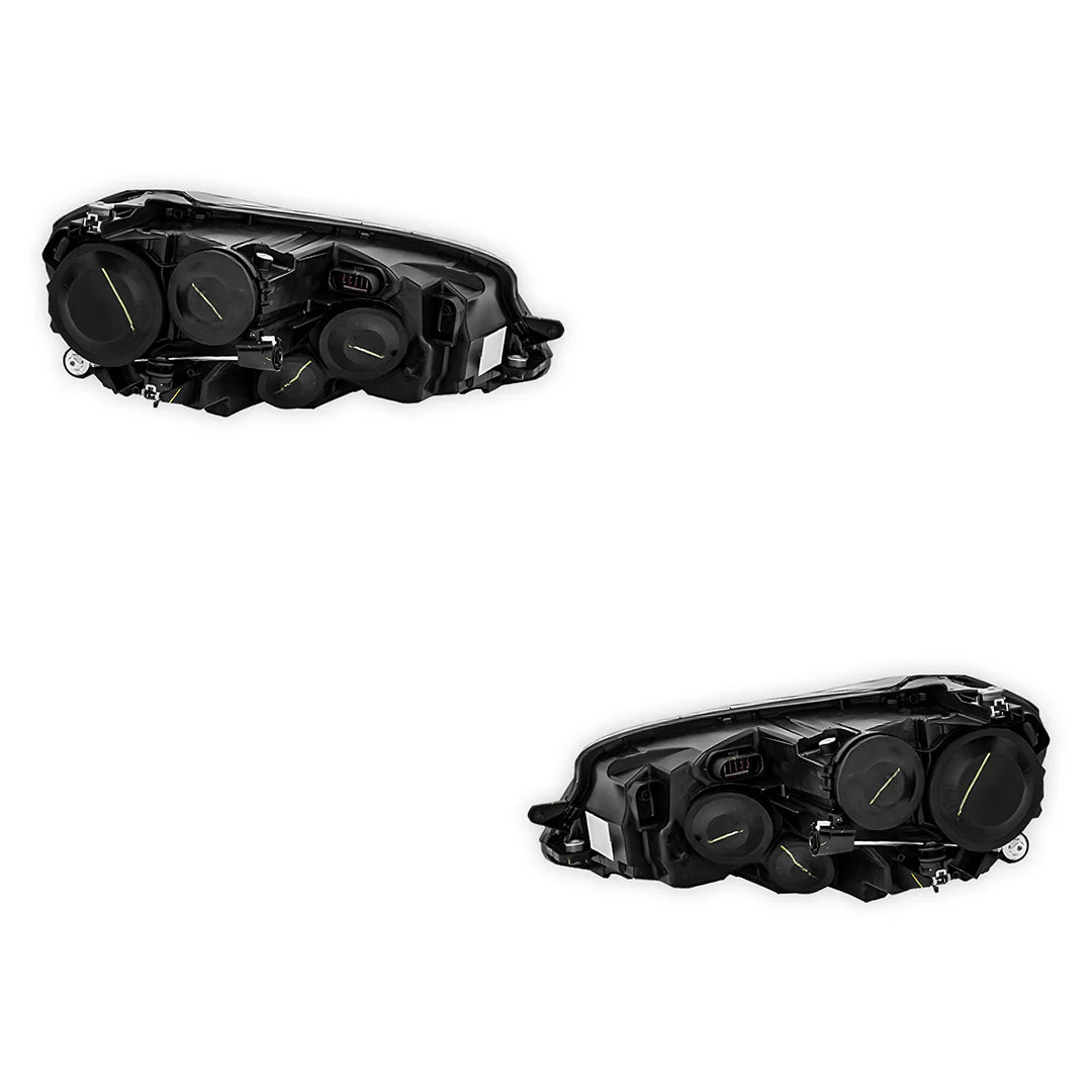 Volkswagen Golf MK7 (2013 - 2017) Non-Xenon Non-LED OEM Style Headlights LH + RH - Image 3