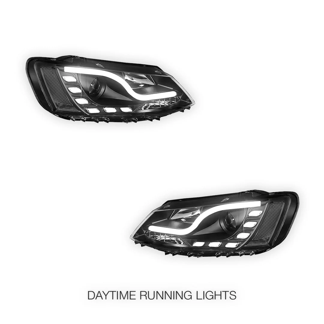 Volkswagen Jetta 1B (2011 - 2017) 3D LED DRL Projector Headlights LH + RH - Image 2