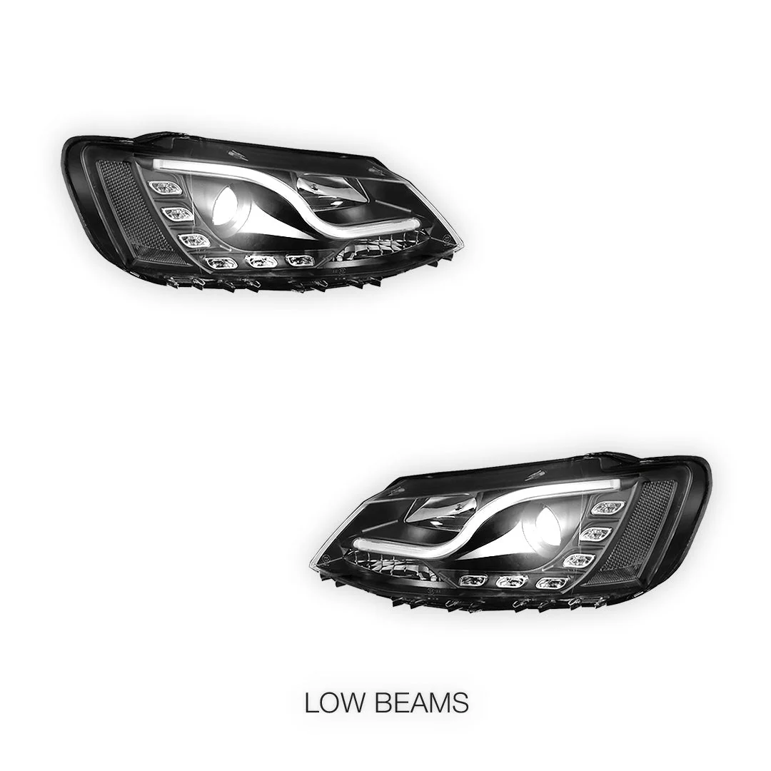 Volkswagen Jetta 1B (2011 - 2017) 3D LED DRL Projector Headlights LH + RH - Image 4