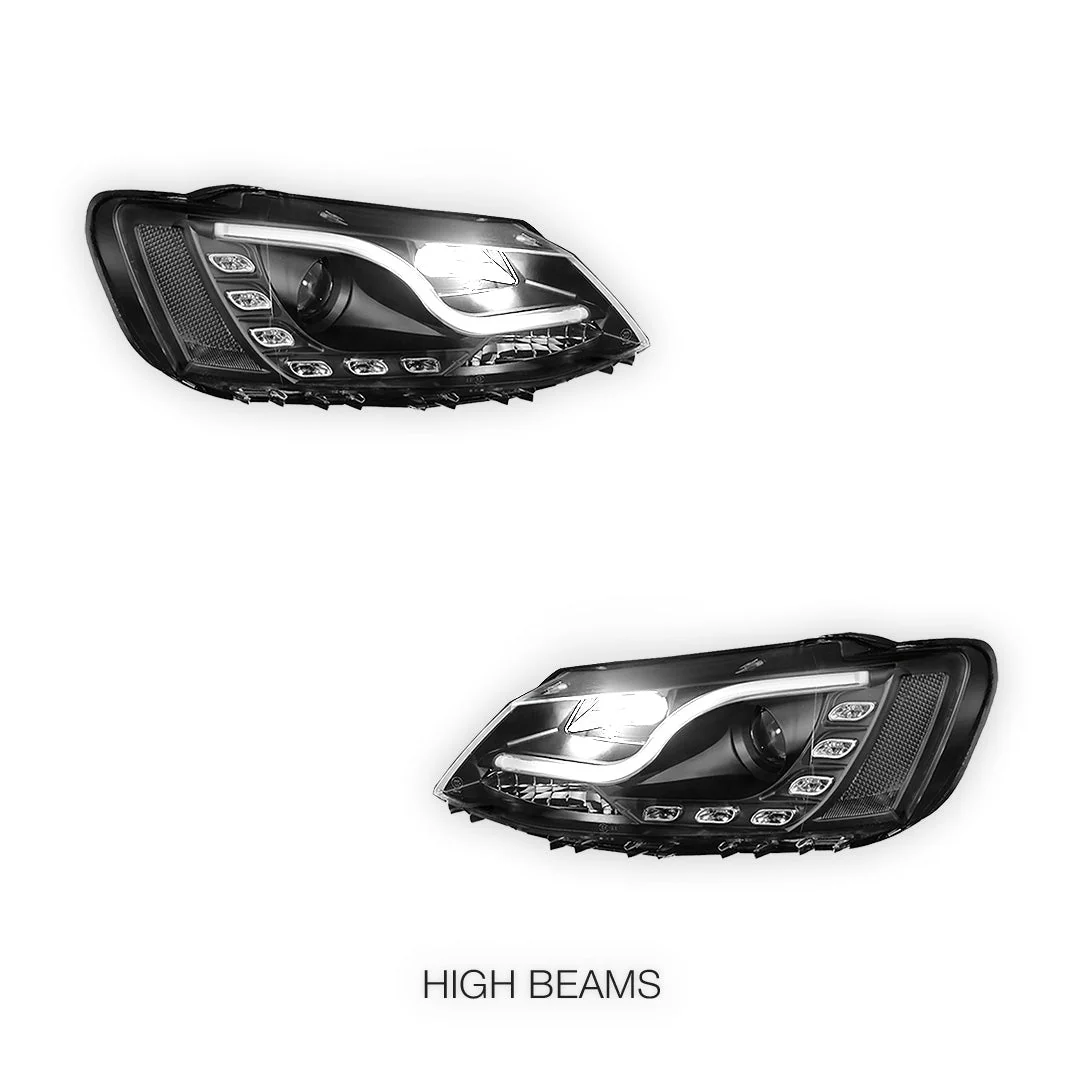Volkswagen Jetta 1B (2011 - 2017) 3D LED DRL Projector Headlights LH + RH - Image 5