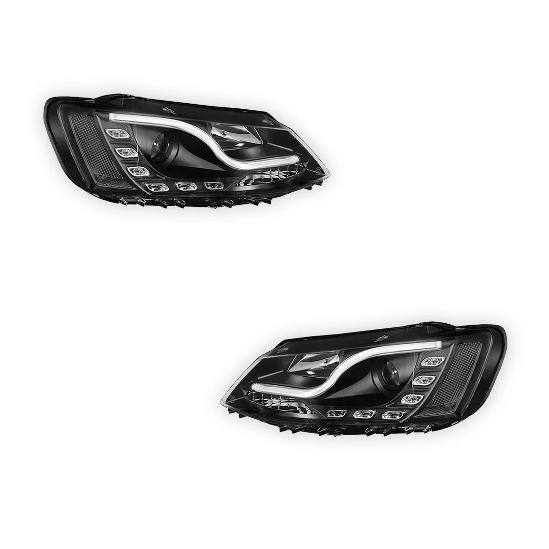 Volkswagen Jetta 1B (2011 - 2017) 3D LED DRL Projector Headlights LH + RH - Image 6