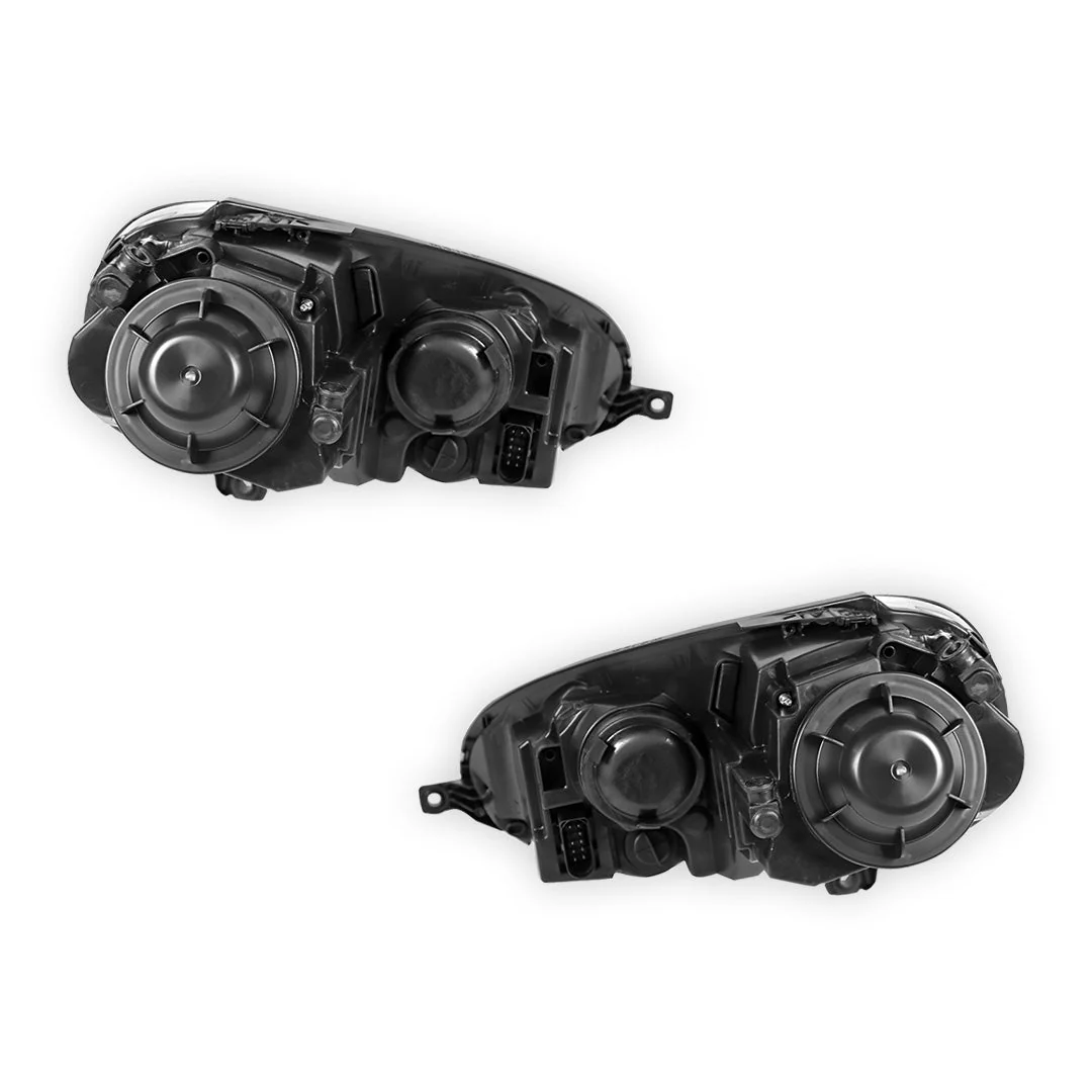 Volkswagen Jetta 1K (2006 - 2011) OEM Style Chrome Non Xenon Headlights LH + RH - Image 3