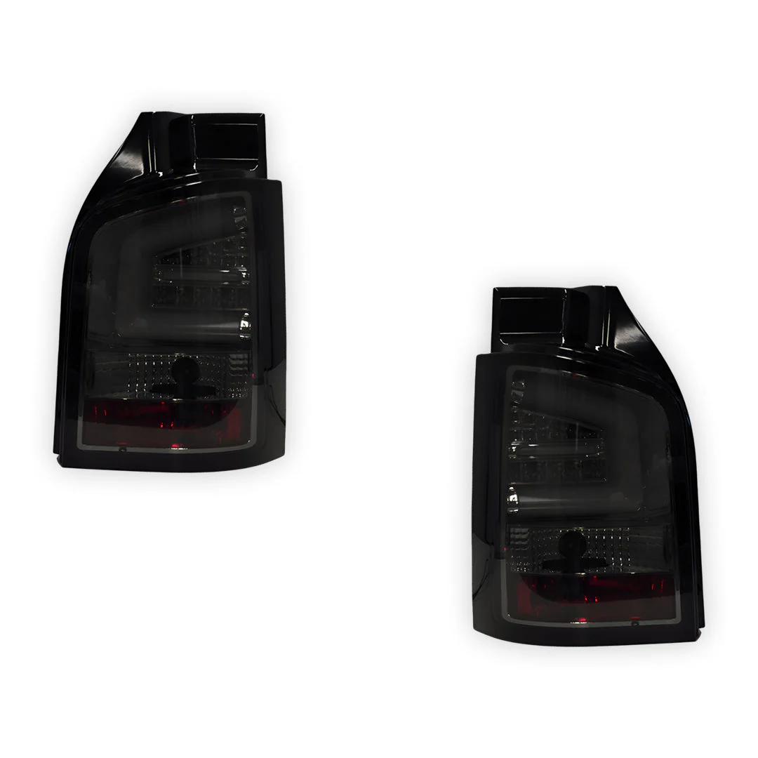 Volkswagen Multivan T5 (2010 - 2015) Smoked Black LED Tail Lights LH + RH - Image 6