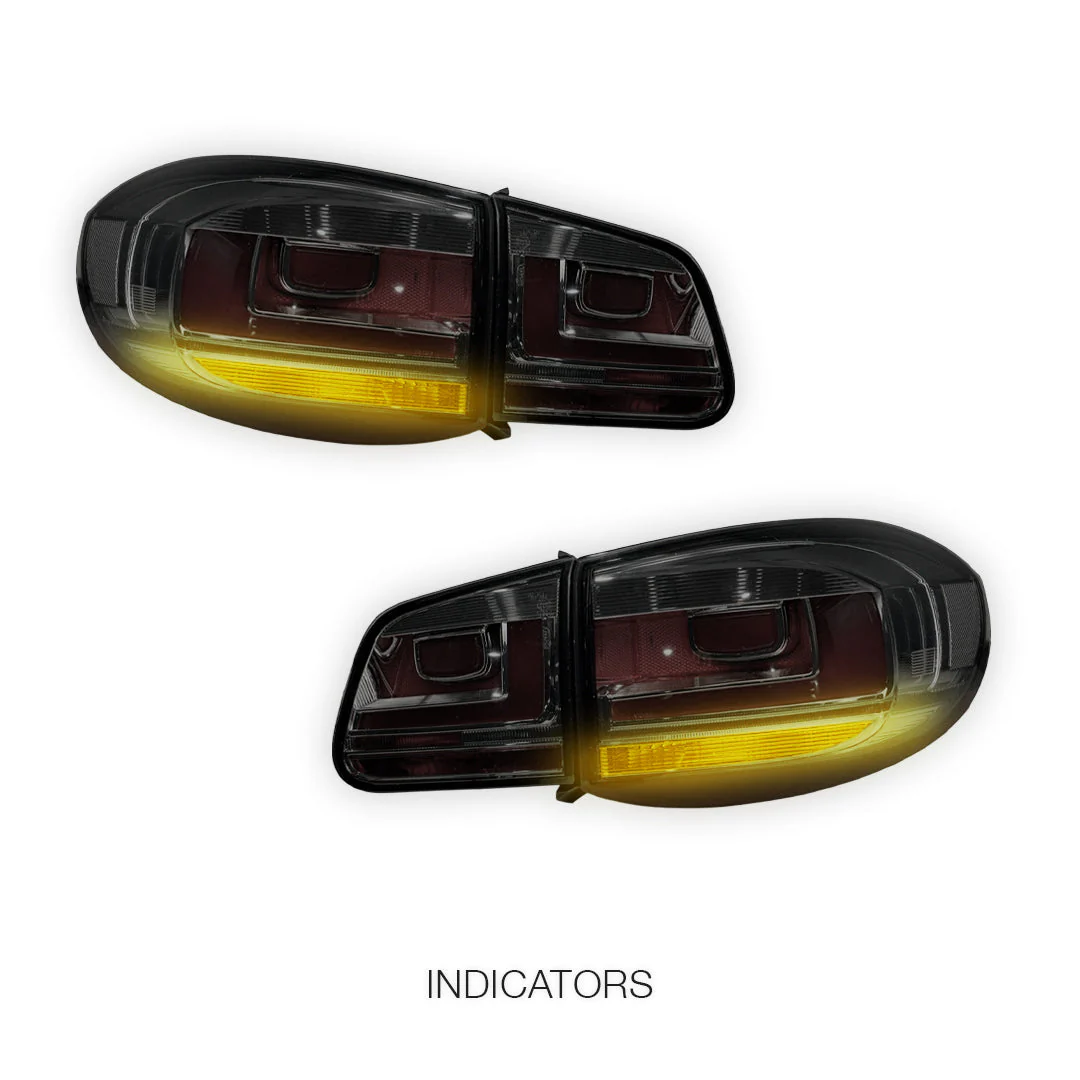 Volkswagen Tiguan N5 (2008 - 2011) Update Style LED 3D Stripe Bar Tail Lights LH + RH - Image 10