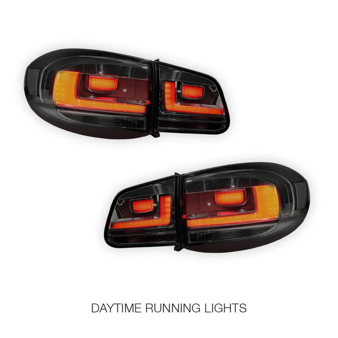 Volkswagen Tiguan N5 (2008 - 2011) Update Style LED 3D Stripe Bar Tail Lights LH + RH - Image 8