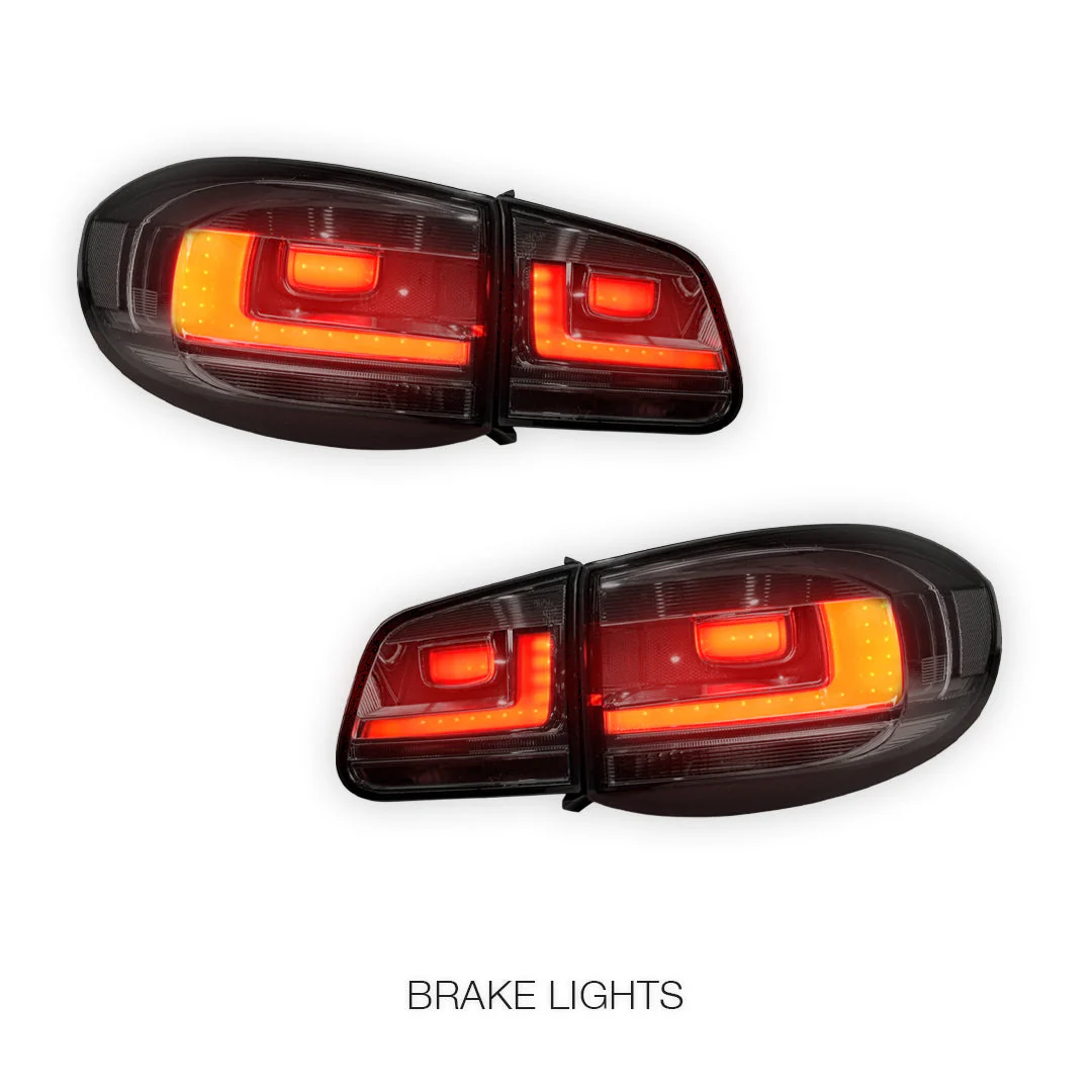 Volkswagen Tiguan N5 (2008 - 2011) Update Style LED 3D Stripe Bar Tail Lights LH + RH - Image 9