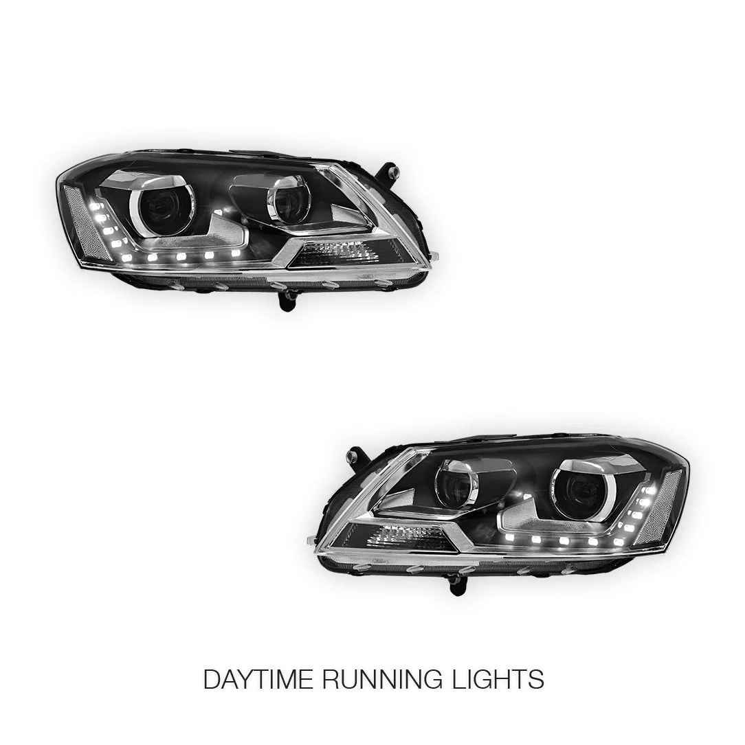 Volkswagen Passat B7 3C (2011- 2015) LED DRL Projector Headlights LH + RH - Image 2