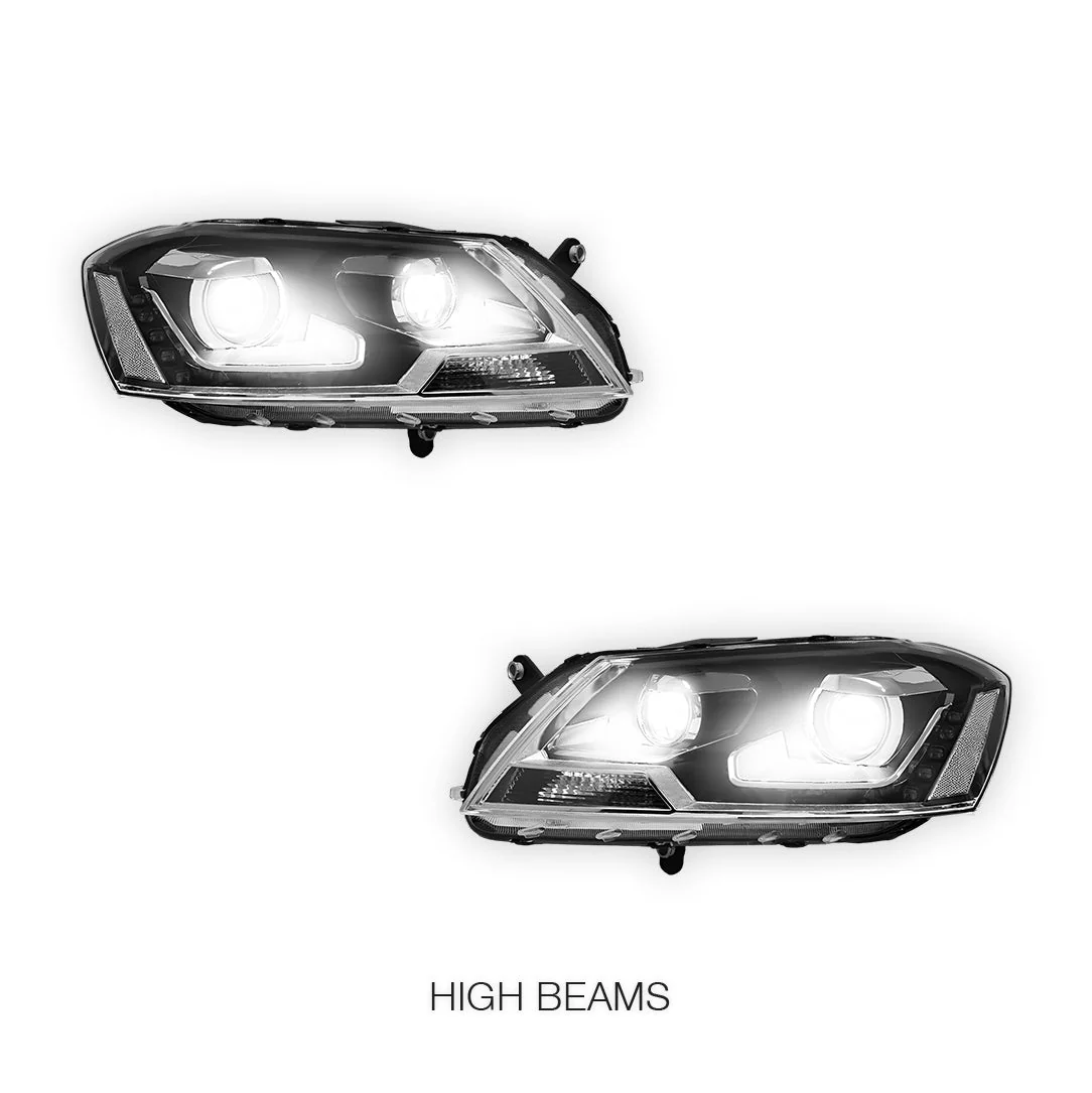 Volkswagen Passat B7 3C (2011- 2015) LED DRL Projector Headlights LH + RH - Image 5