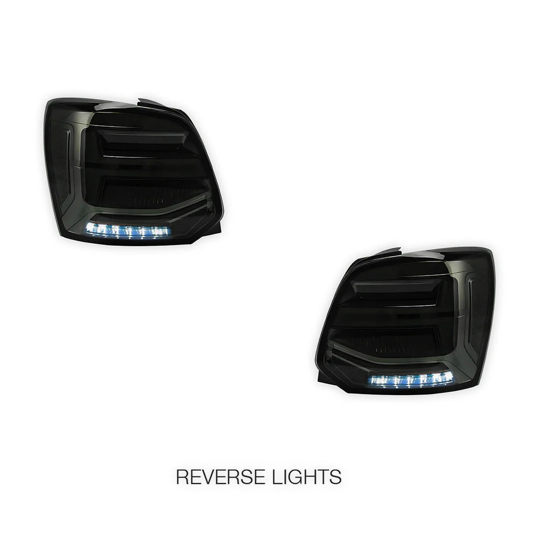 Volkswagen Polo 6R (2009 - 2017) Sequential Smoked LED Tail Lights LH + RH - Image 5