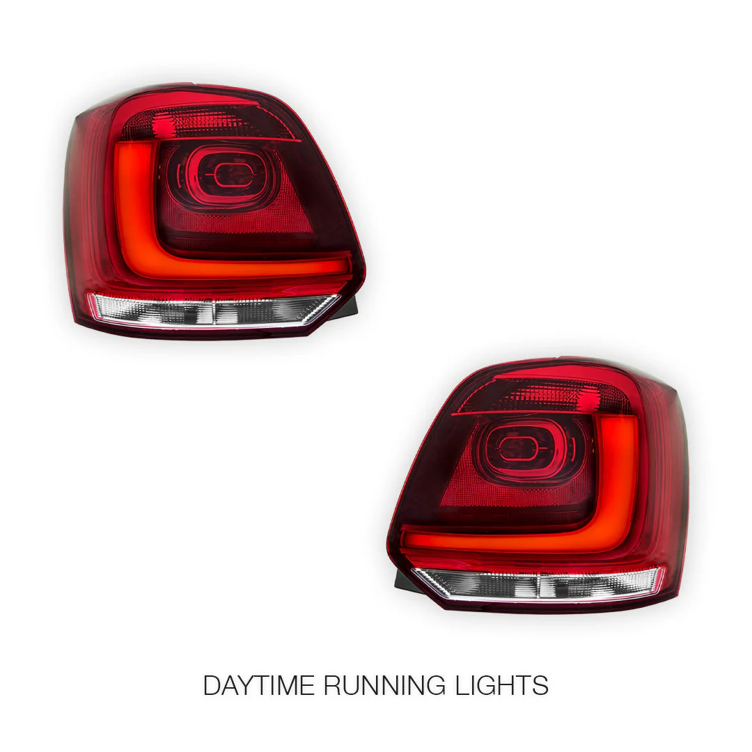 Volkswagen Polo 6R (2010 - 2014) 3D LED Stripe Bar Tail Lights LH + RH - Image 2