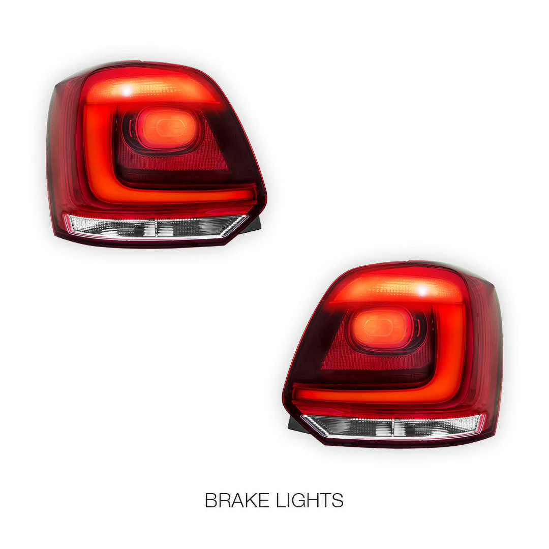 Volkswagen Polo 6R (2010 - 2014) 3D LED Stripe Bar Tail Lights LH + RH - Image 4