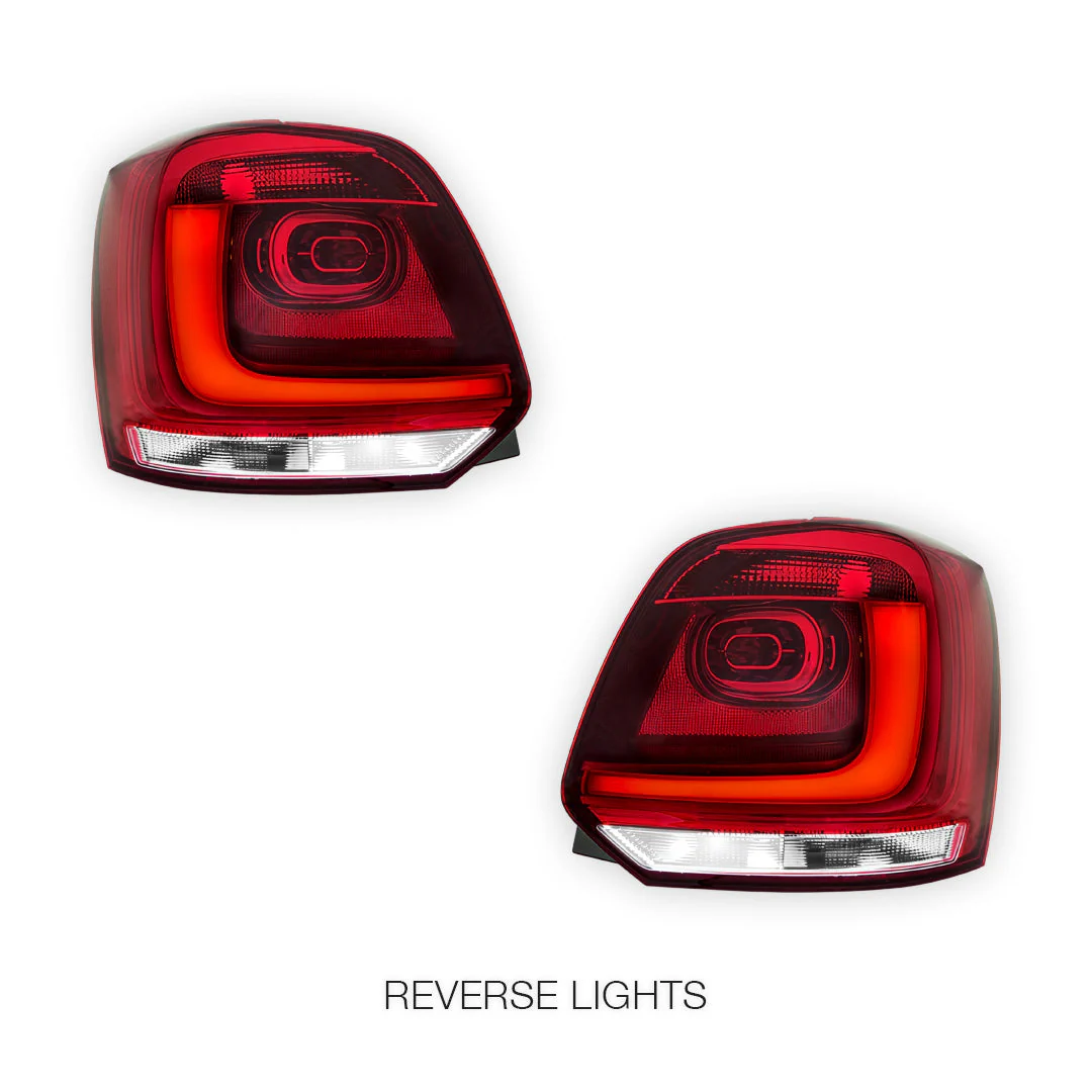 Volkswagen Polo 6R (2010 - 2014) 3D LED Stripe Bar Tail Lights LH + RH - Image 5