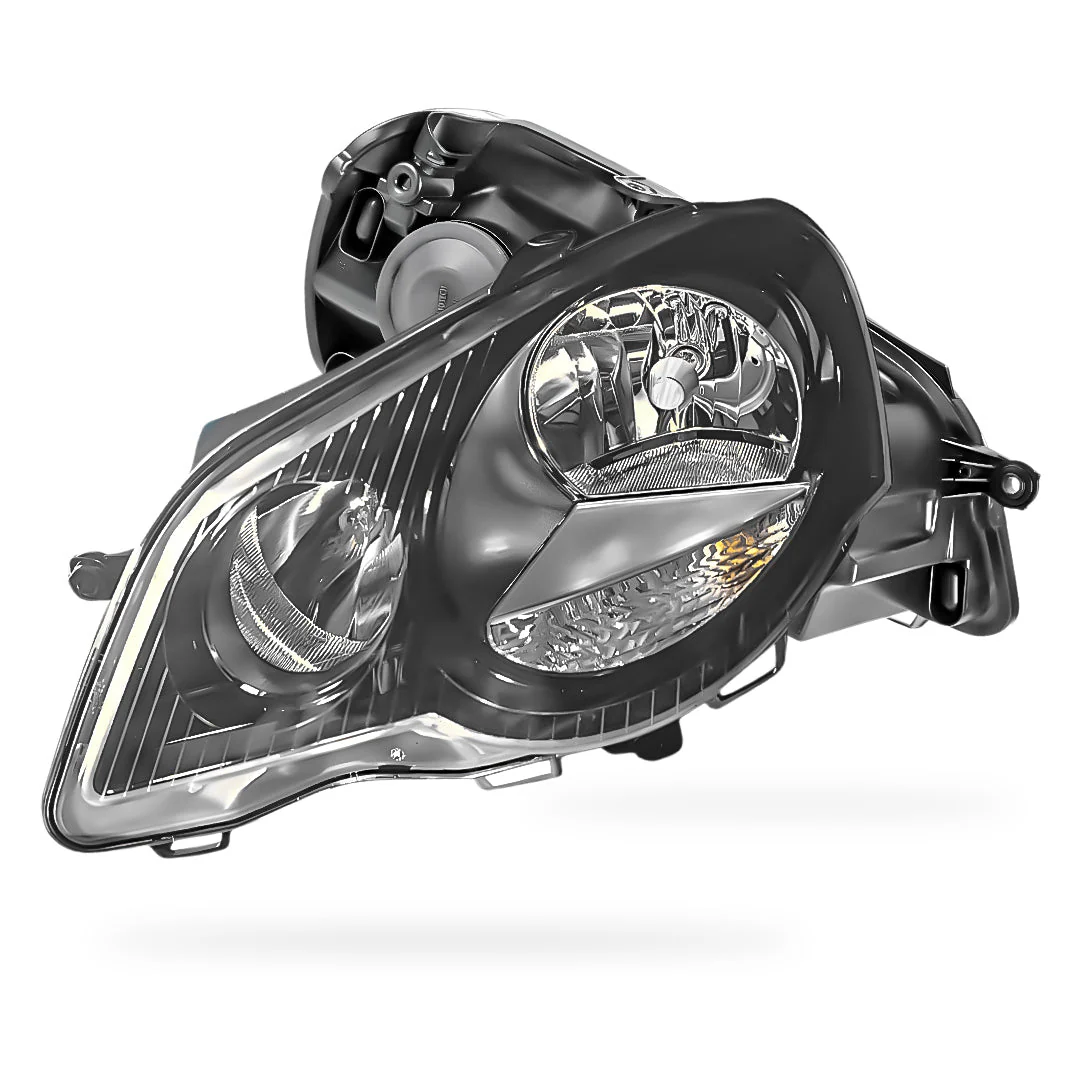 Volkswagen Polo 9N / 6R (2005 - 2010) Headlights LH + RH - Image 4